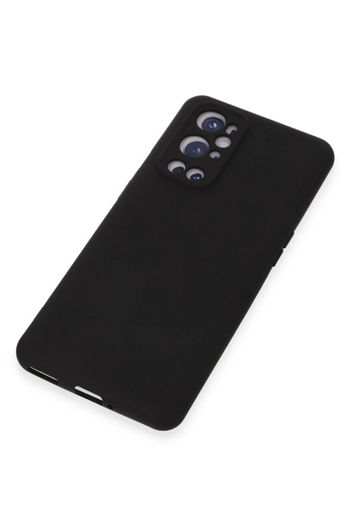 Newface One Plus 9 Pro Kılıf Nano İçi Kadife Silikon - Siyah