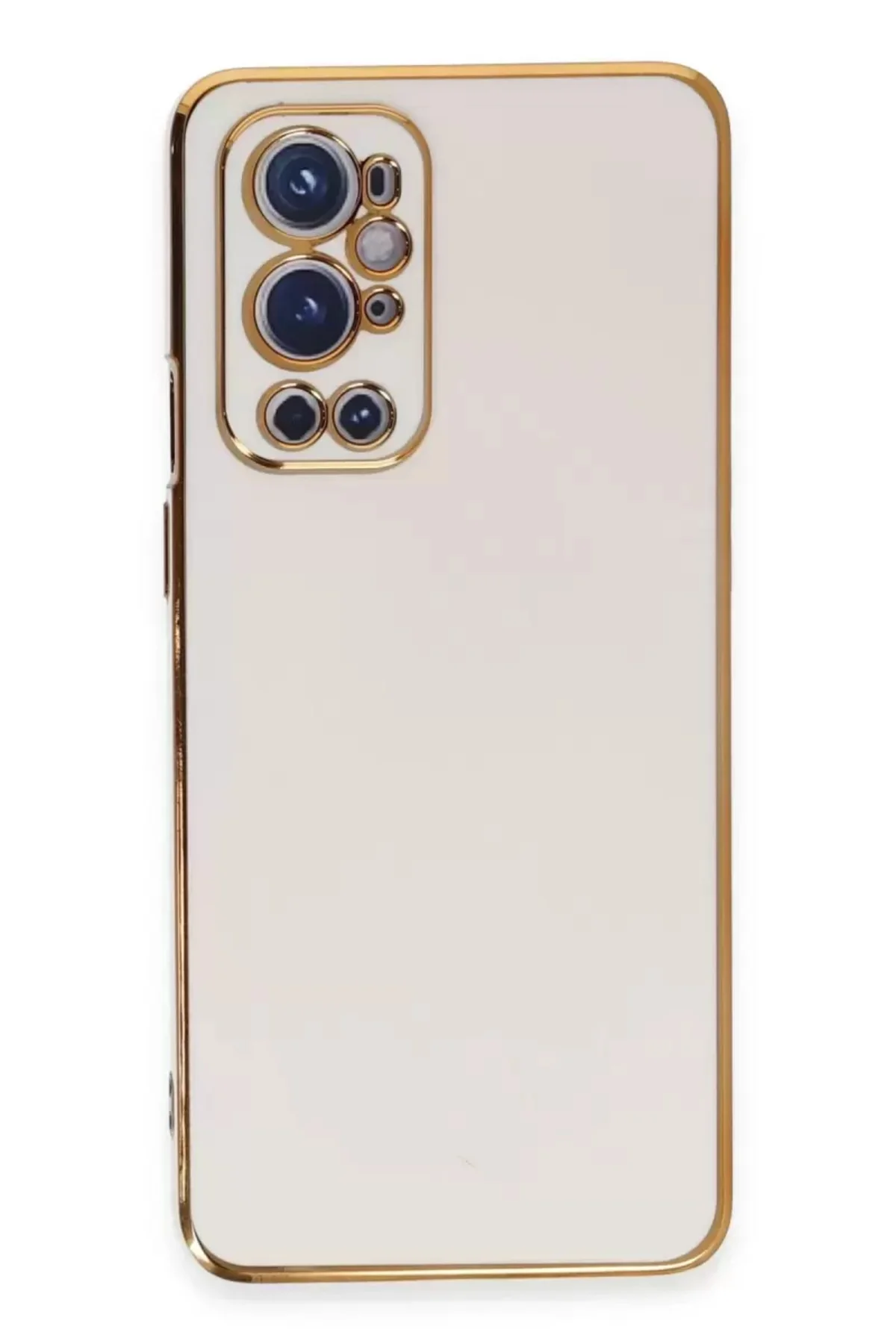 Newface One Plus 9 Pro Kılıf Volet Silikon - Beyaz