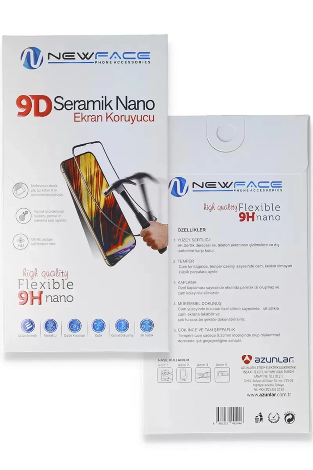 Newface Oppo A16 Seramik Nano Ekran Koruyucu