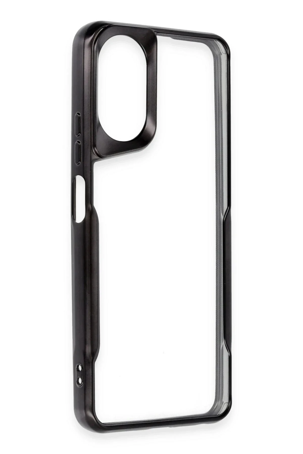 Newface Oppo A38 Kılıf Boyi Silikon Kapak - Siyah
