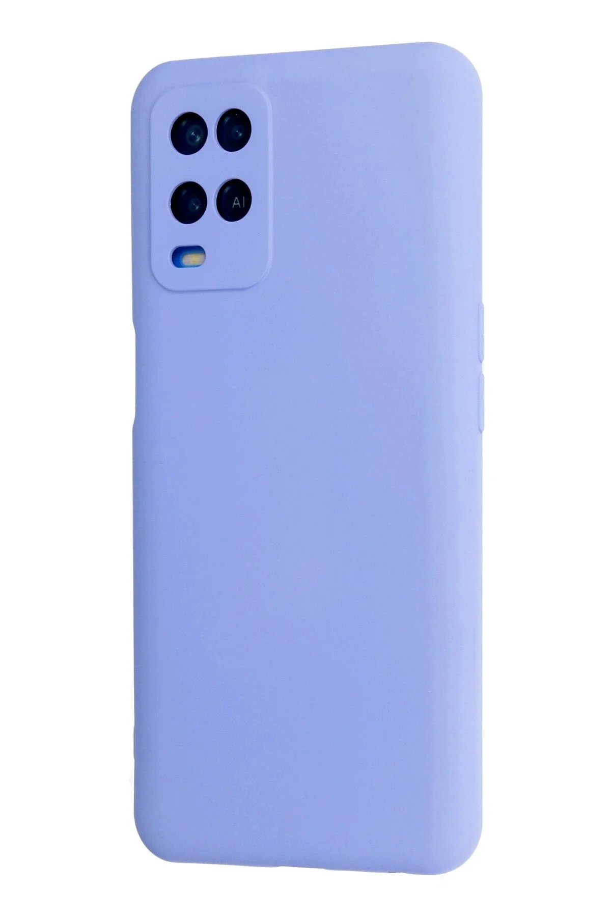 Newface Oppo A54 4g Kılıf Nano İçi Kadife Silikon - Lila