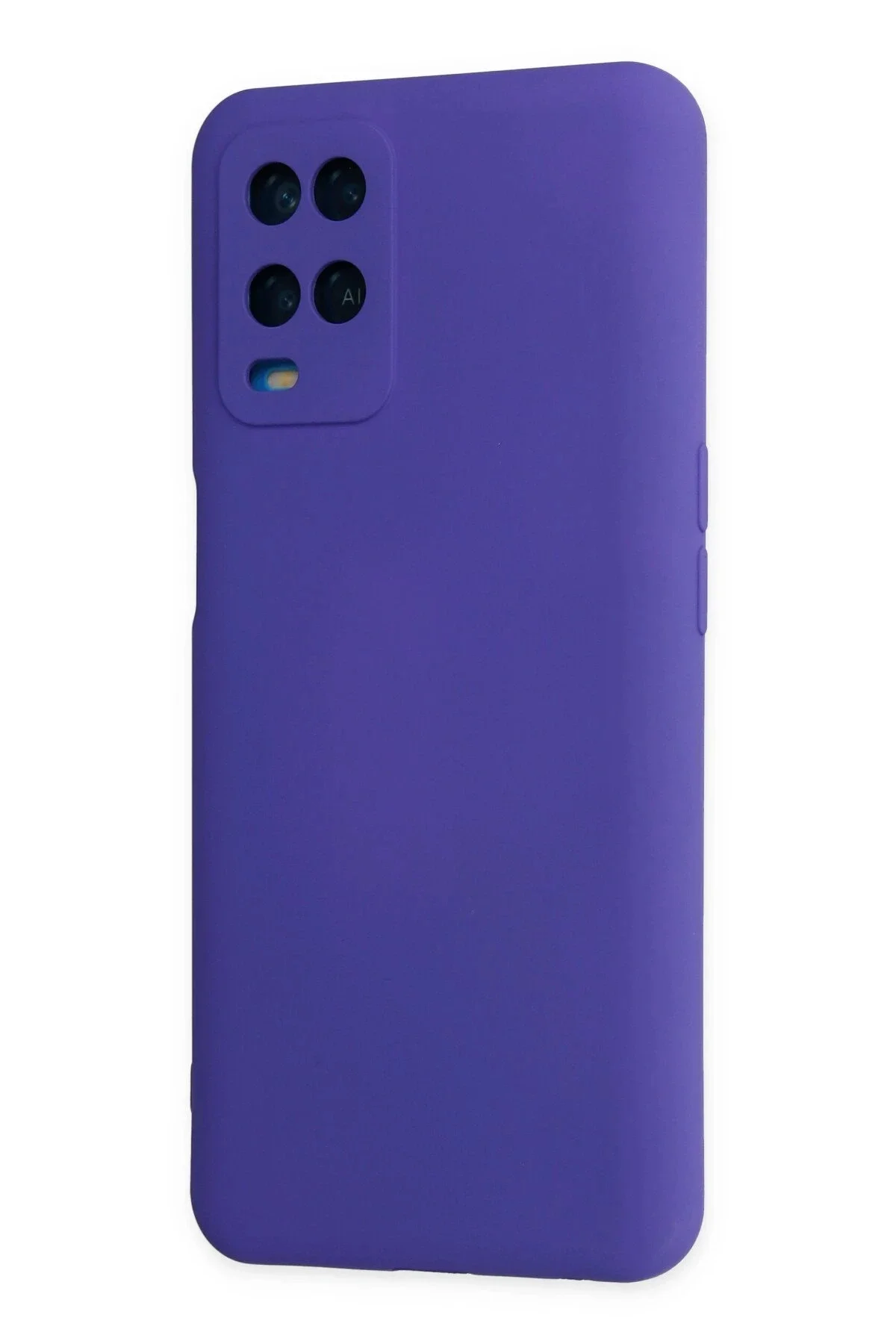 Newface Oppo A54 4g Kılıf Nano İçi Kadife Silikon - Mor