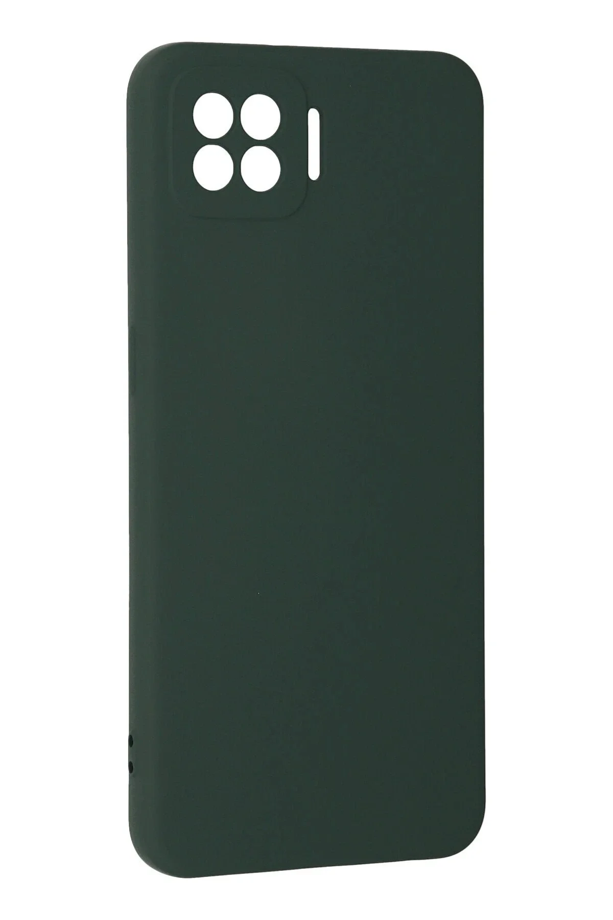 Newface Oppo A73 Kılıf Nano İçi Kadife Silikon - Koyu Yeşil