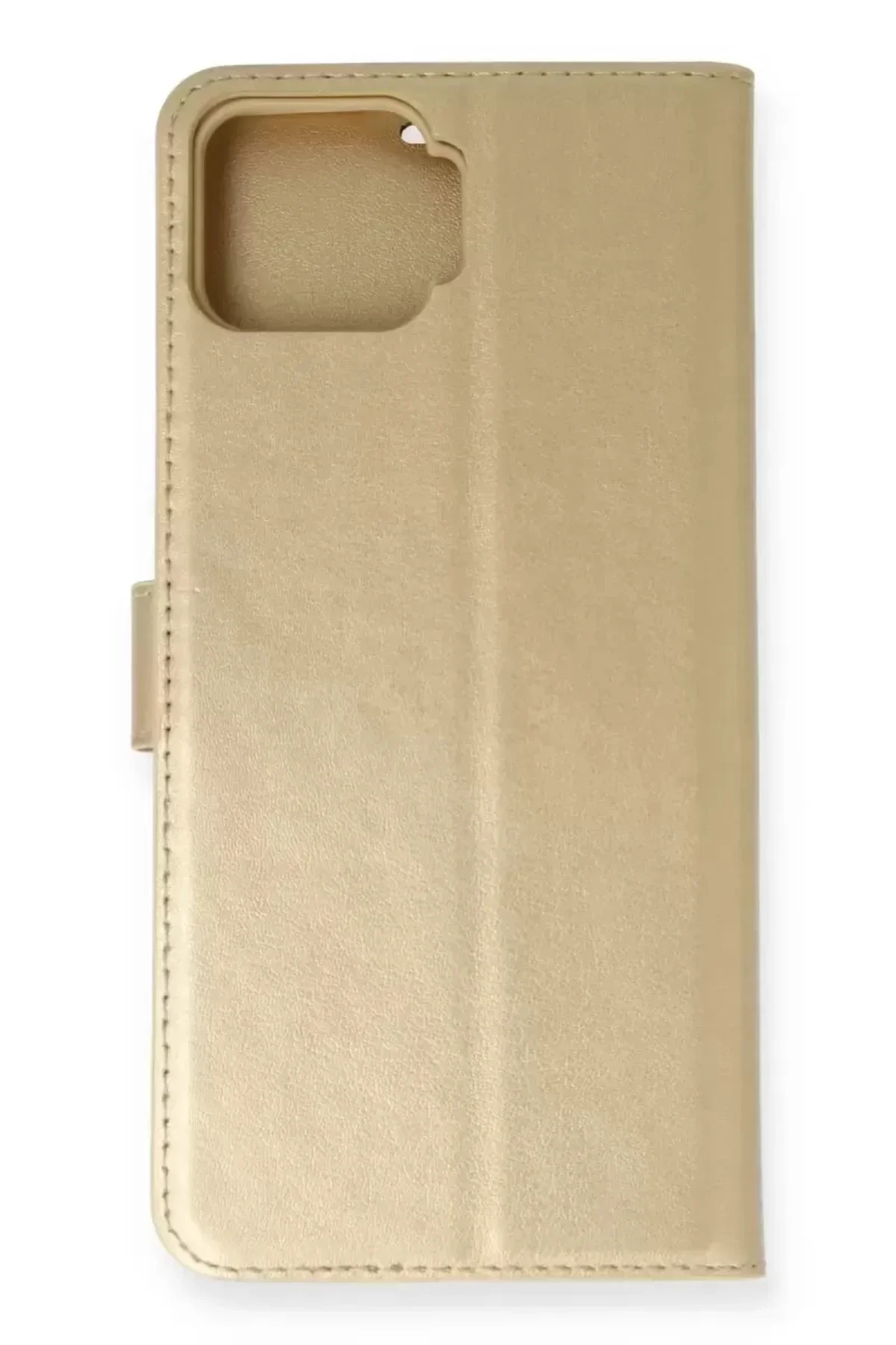 Newface Oppo A73 Kılıf Trend S Plus Kapaklı Kılıf - Gold