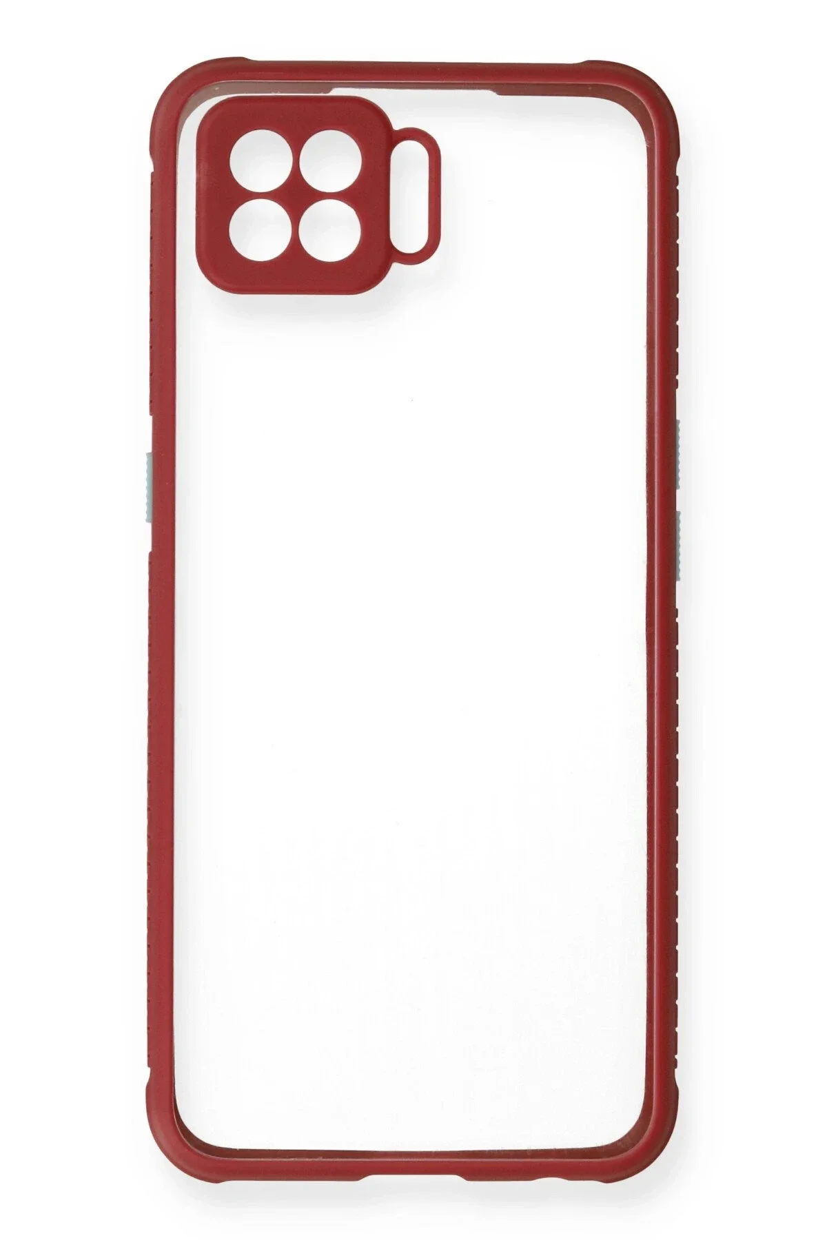 Newface Oppo A73 Kılıf Miami Şeffaf Silikon - Fuşya