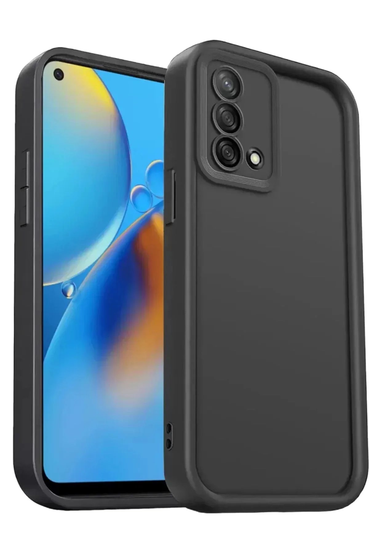 Newface Oppo A74 4g Kılıf Viera Silikon - Siyah