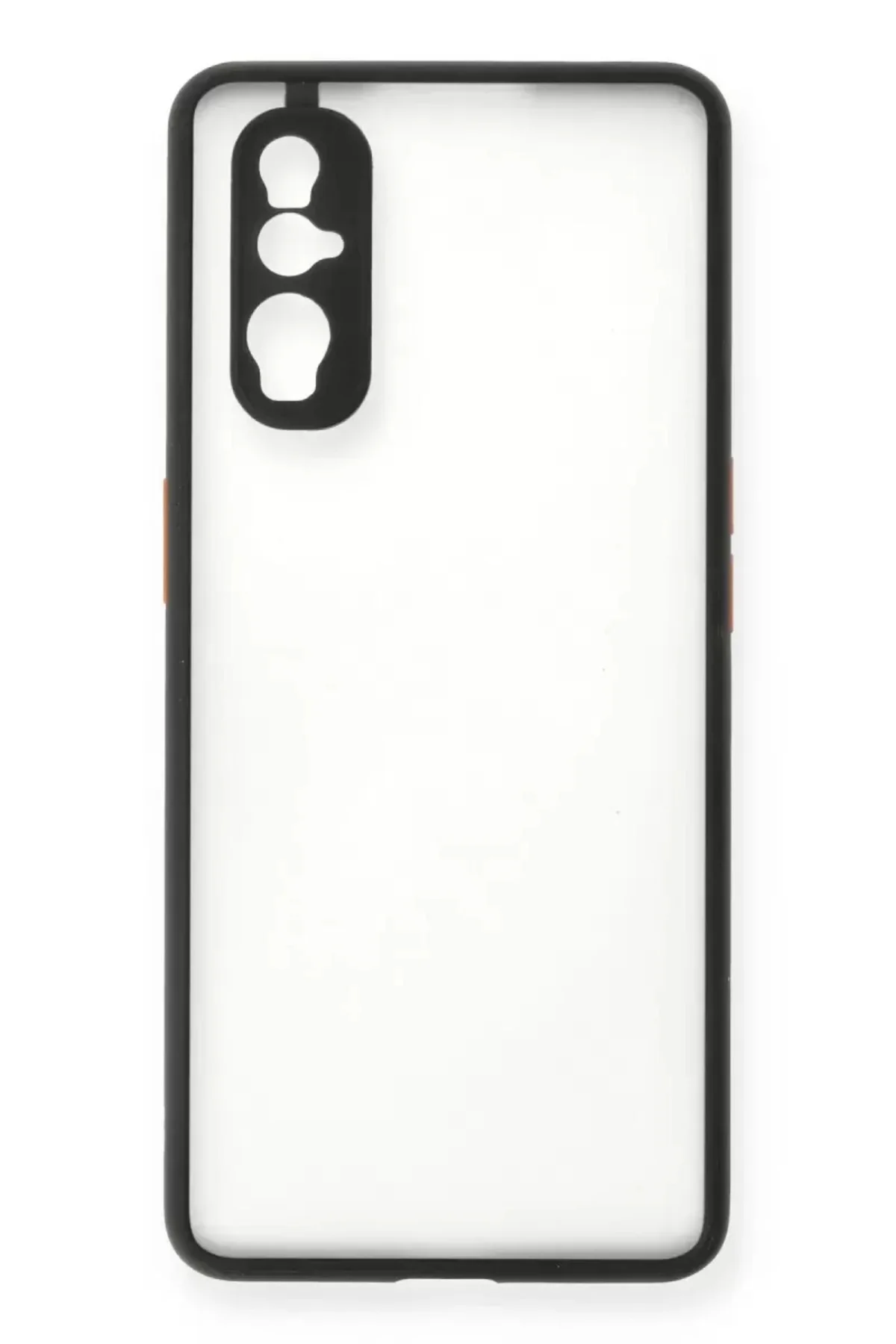 Newface Oppo Find X2 Kılıf Montreal Silikon Kapak - Siyah