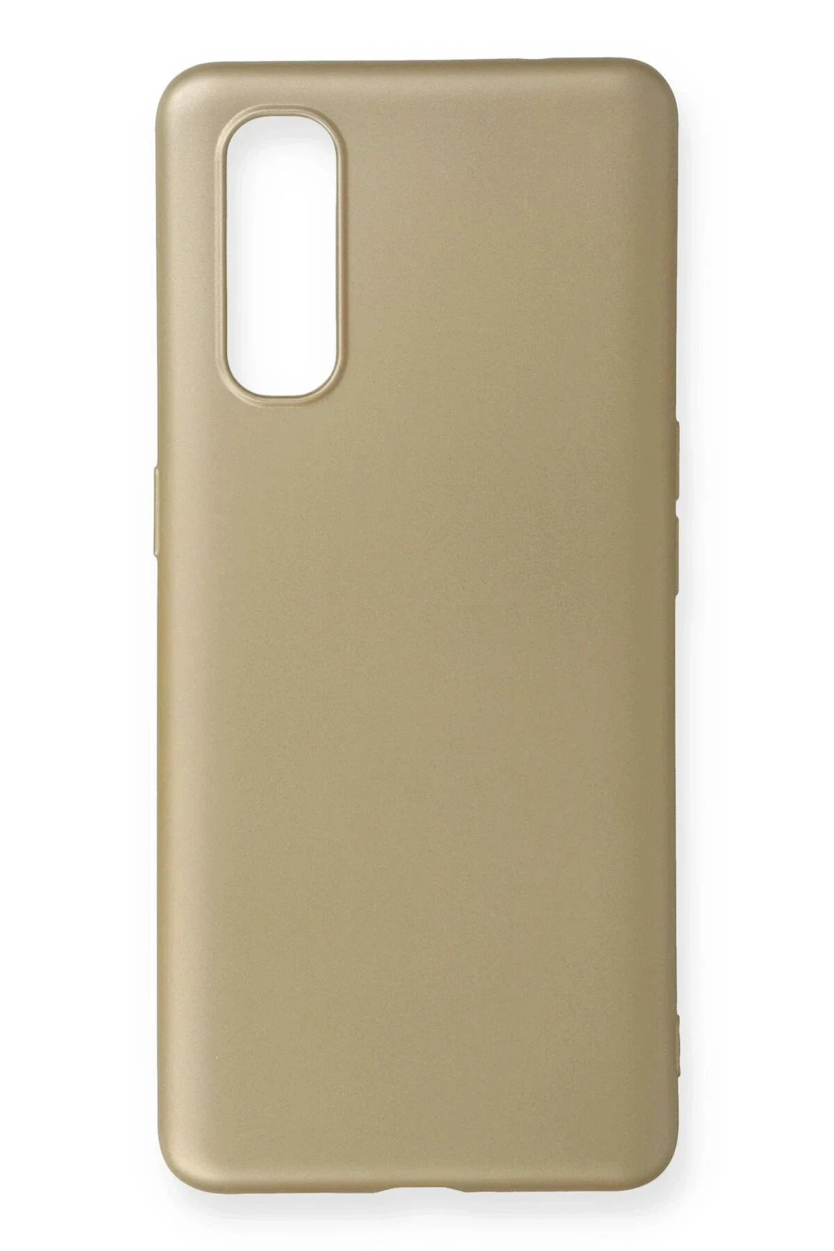 Newface Oppo Find X2 Kılıf First Silikon - Gold