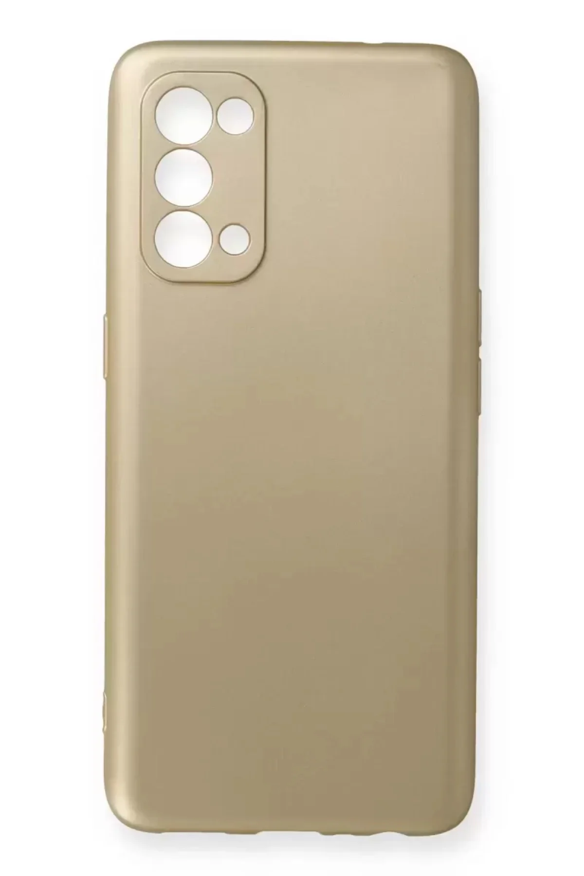 Newface Oppo Reno 5 Pro Kılıf First Silikon - Gold