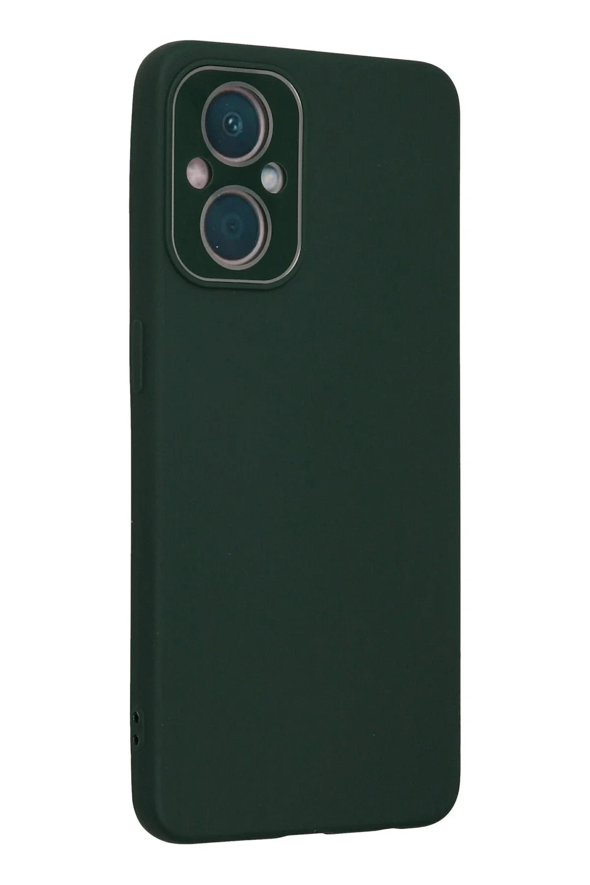 Newface Oppo Reno 7 Lite Kılıf Lansman Glass Kapak - Koyu Yeşil