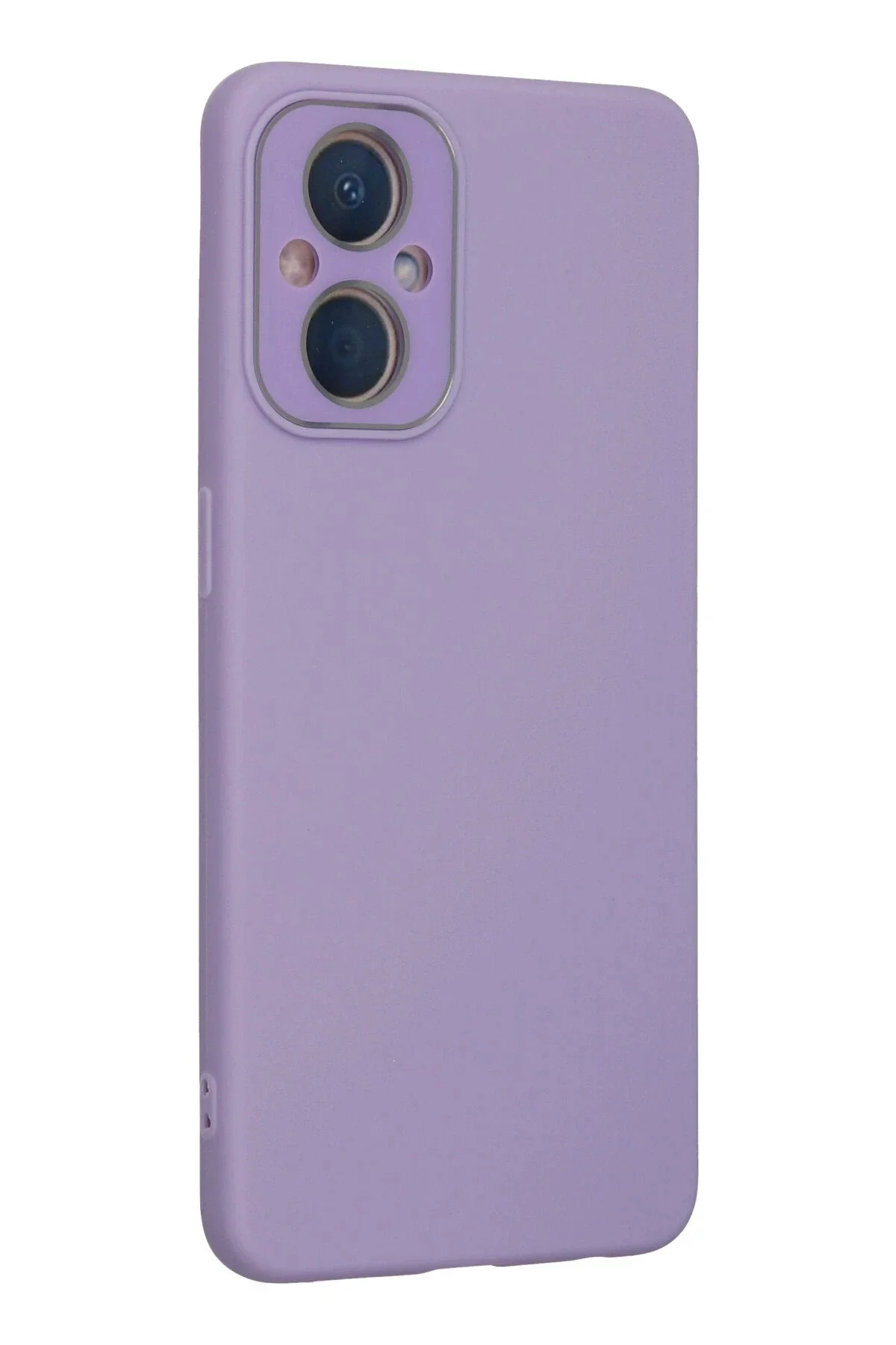 Newface Oppo Reno 7 Lite Kılıf Lansman Glass Kapak - Lila