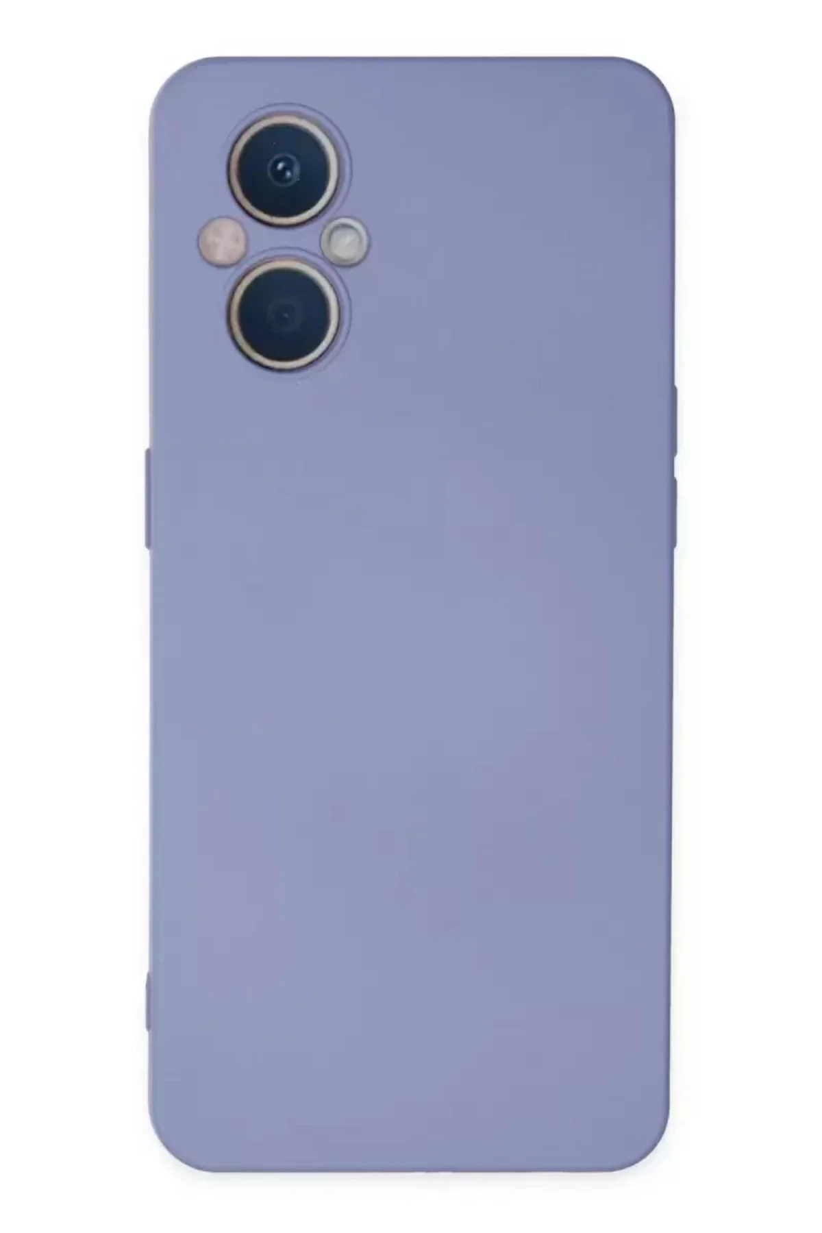 Newface Oppo Reno 7 Lite Kılıf Nano İçi Kadife Silikon - Lila