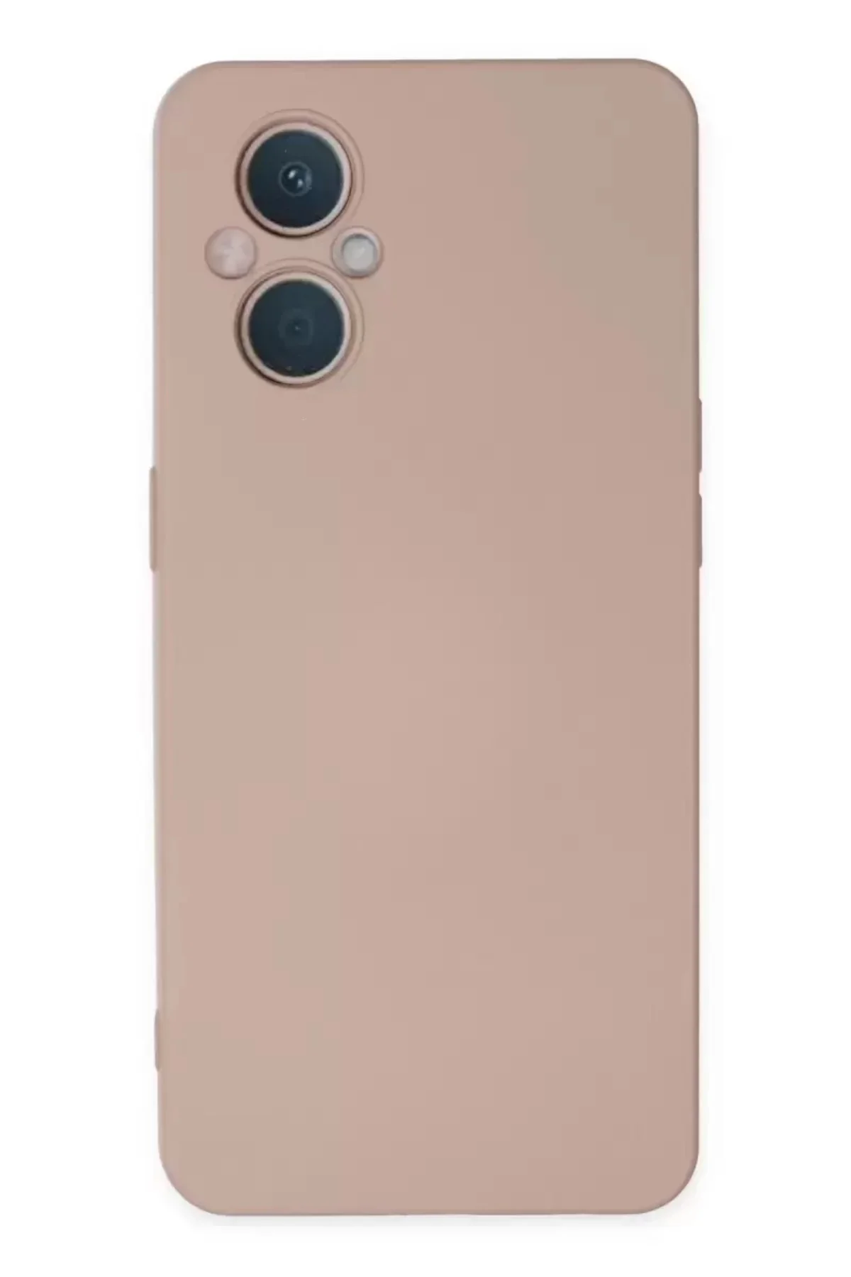 Newface Oppo Reno 7 Lite Kılıf Nano İçi Kadife Silikon - Pudra