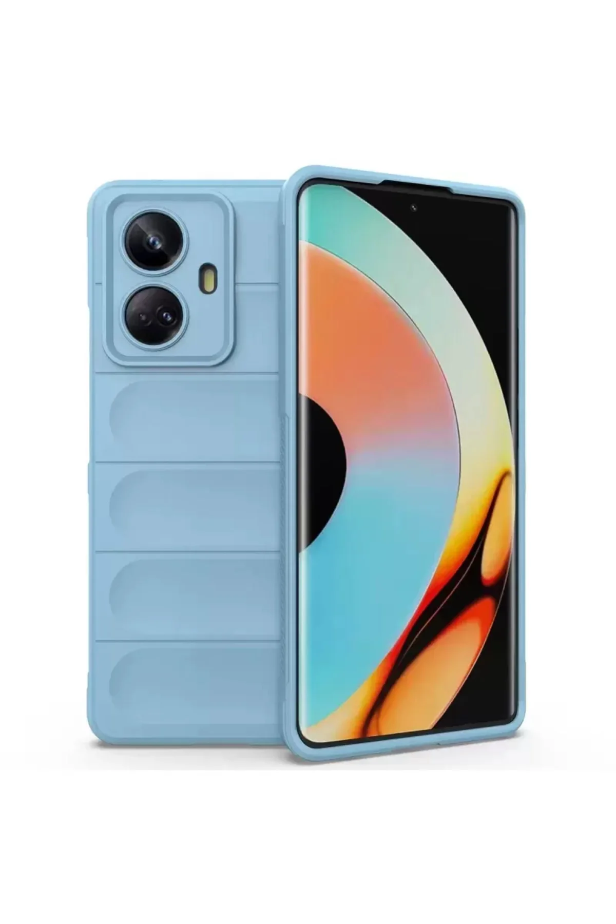 Newface Realme 10 Pro 5g Kılıf Optimum Silikon - Sky Blue