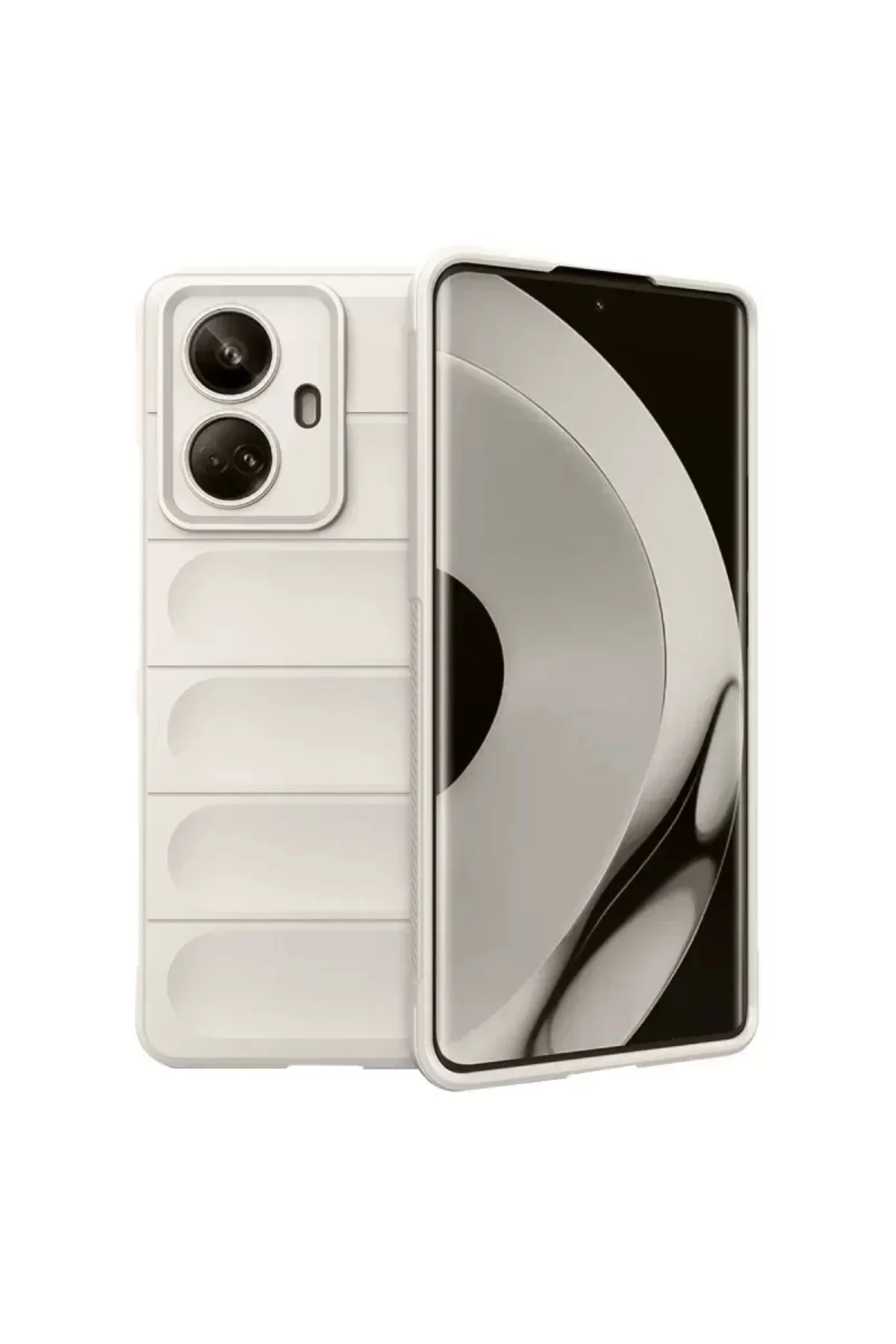 Newface Realme 10 Pro 5g Kılıf Optimum Silikon - Krem
