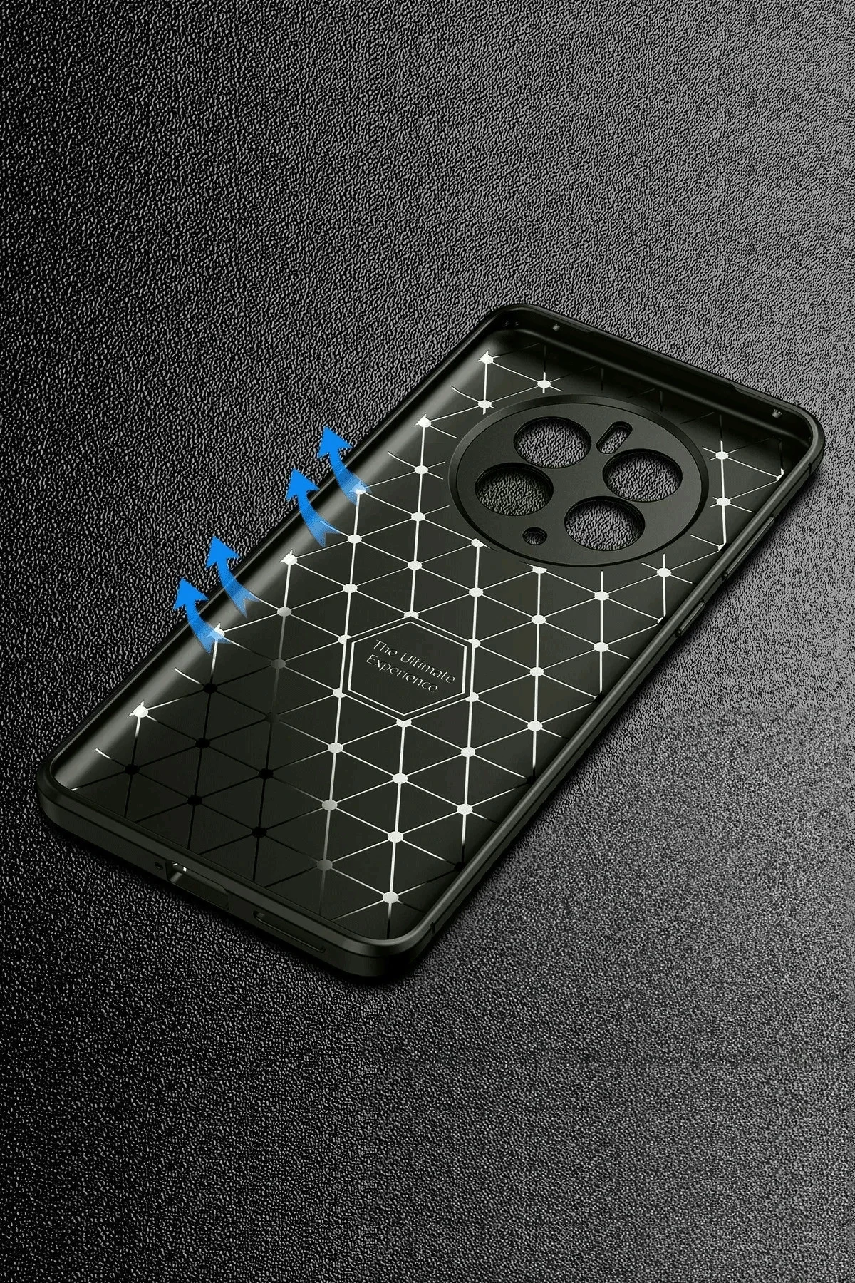 Newface Realme 12 Pro Plus Kılıf Auto Focus Karbon Kapak - Siyah