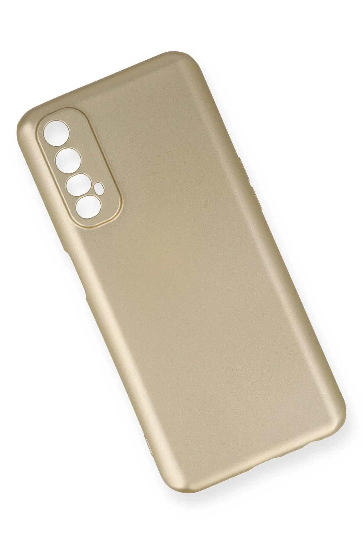 Newface Realme 7 Kılıf First Silikon - Gold