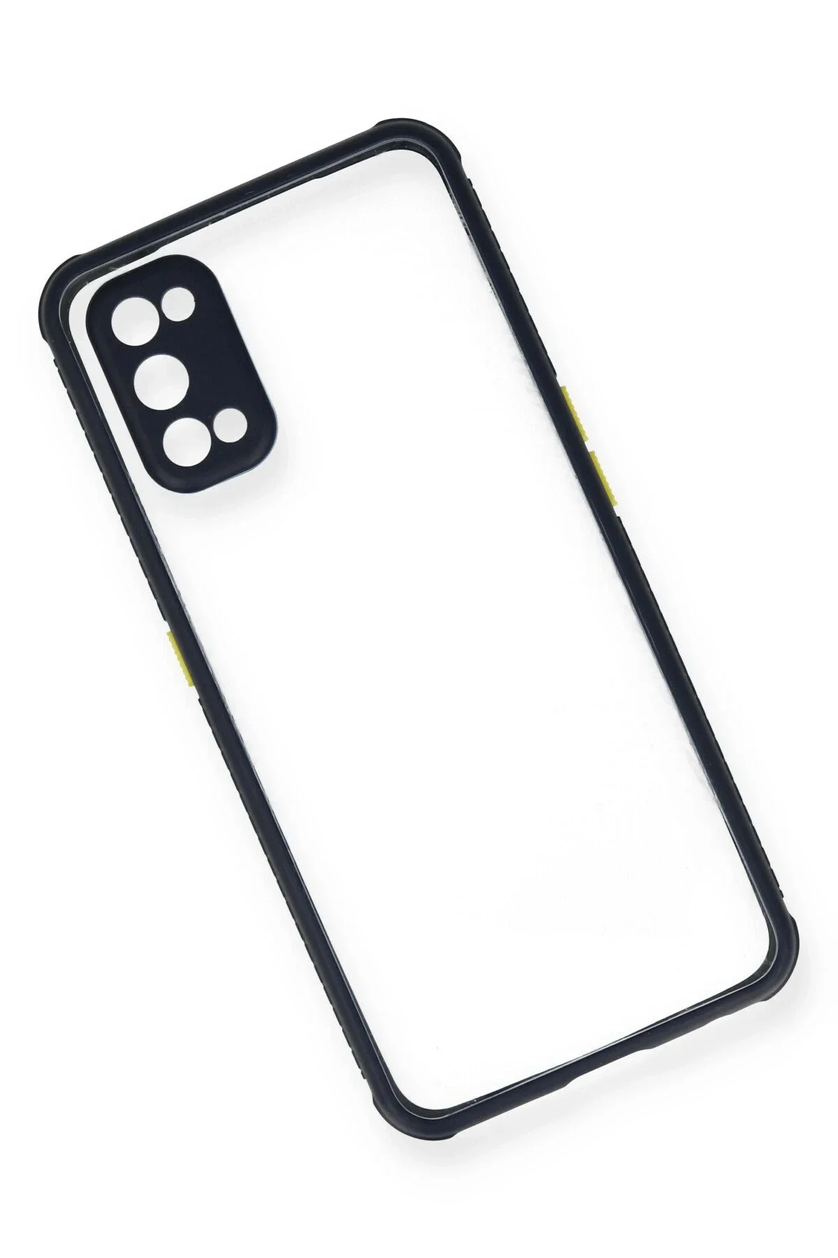 Newface Realme 7 Pro Kılıf Miami Şeffaf Silikon - Lacivert