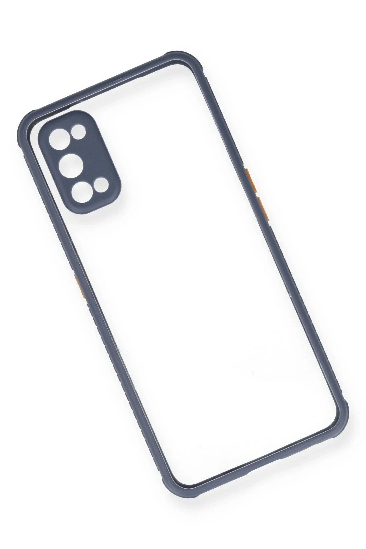 Newface Realme 7 Pro Kılıf Miami Şeffaf Silikon - Gri