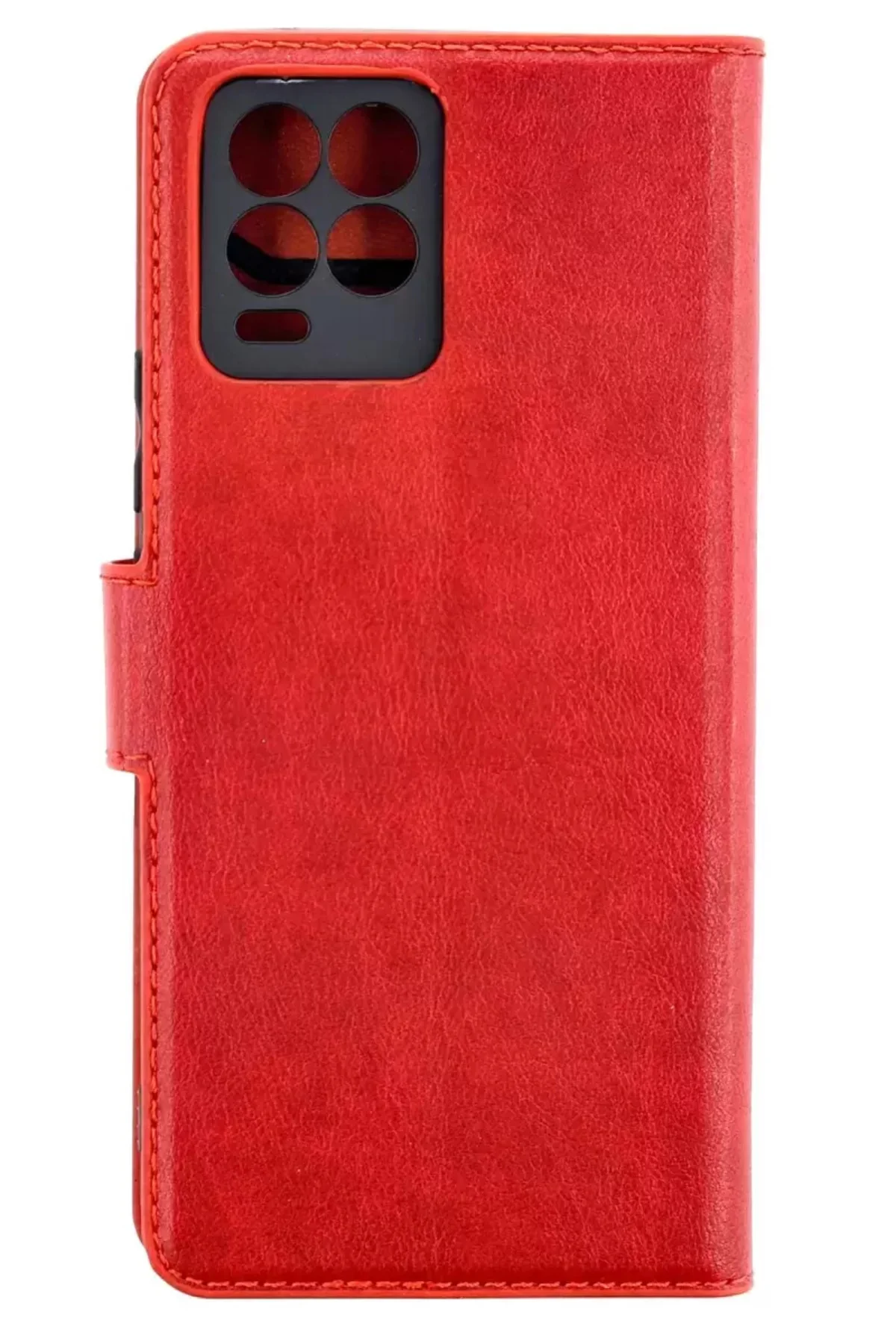 Newface Realme 8 Pro Kılıf Trend S Plus Kapaklı Kılıf - Kırmızı