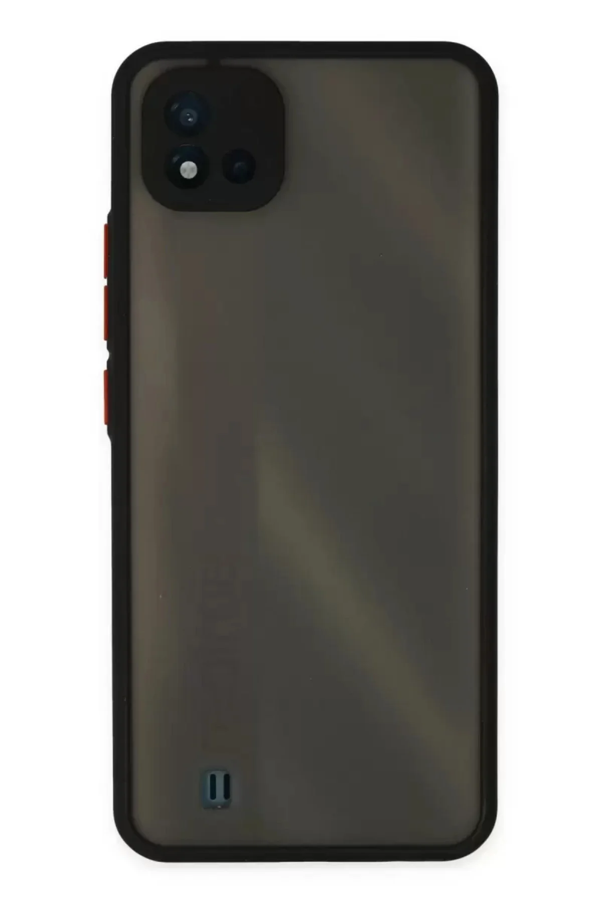 Newface Realme C11 2021 Kılıf Montreal Silikon Kapak - Siyah
