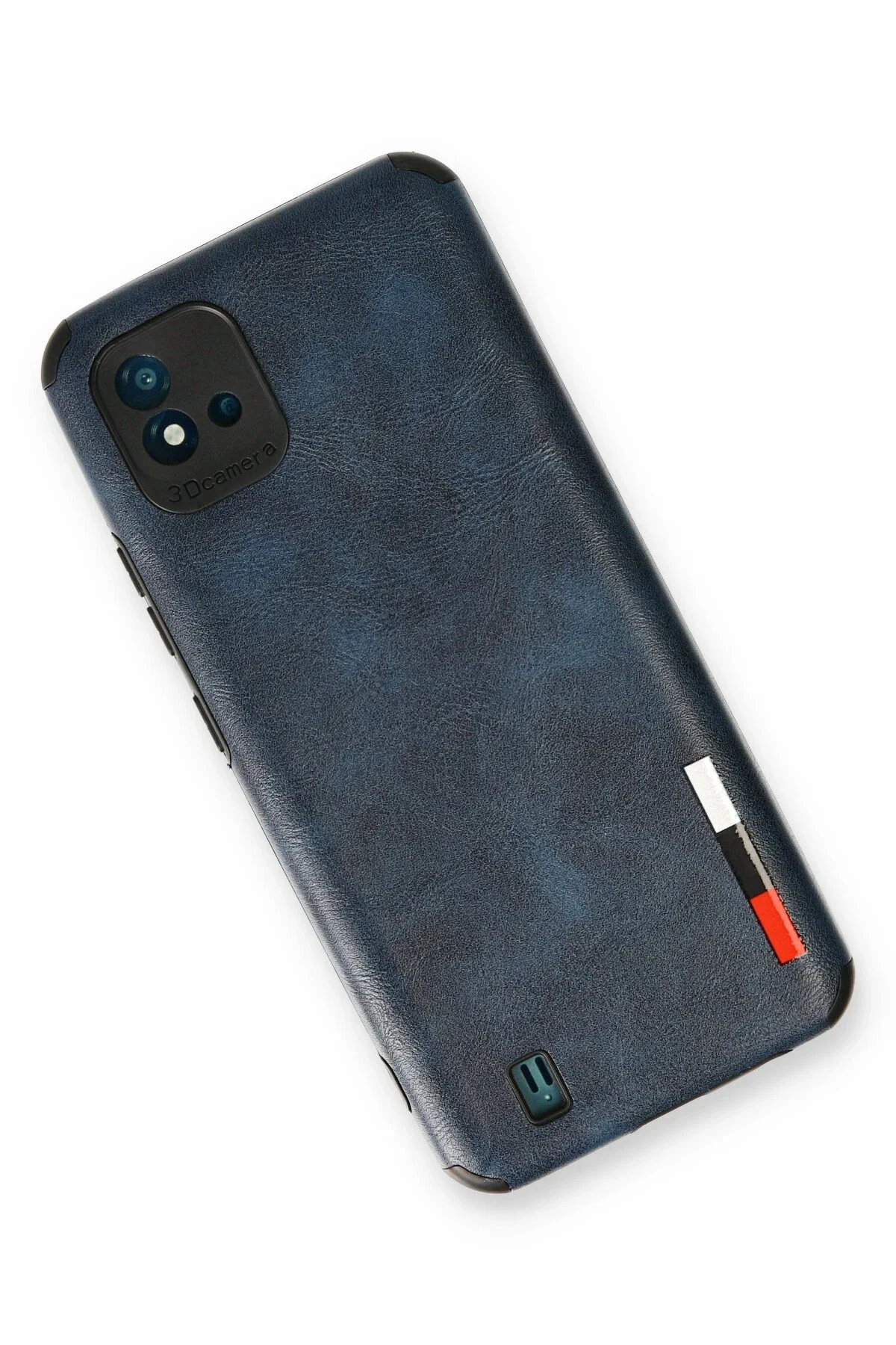 Newface Realme C11 2021 Kılıf Loop Deri Silikon - Lacivert