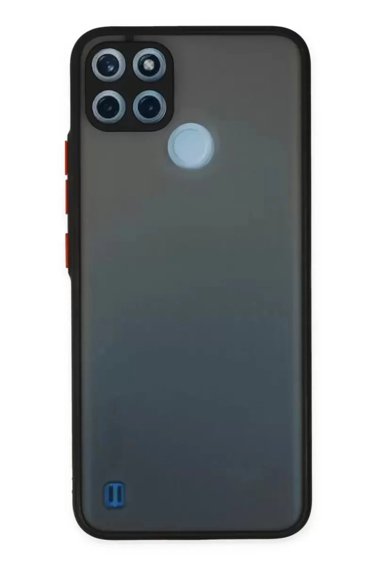 Newface Realme C21y Kılıf Montreal Silikon Kapak - Siyah