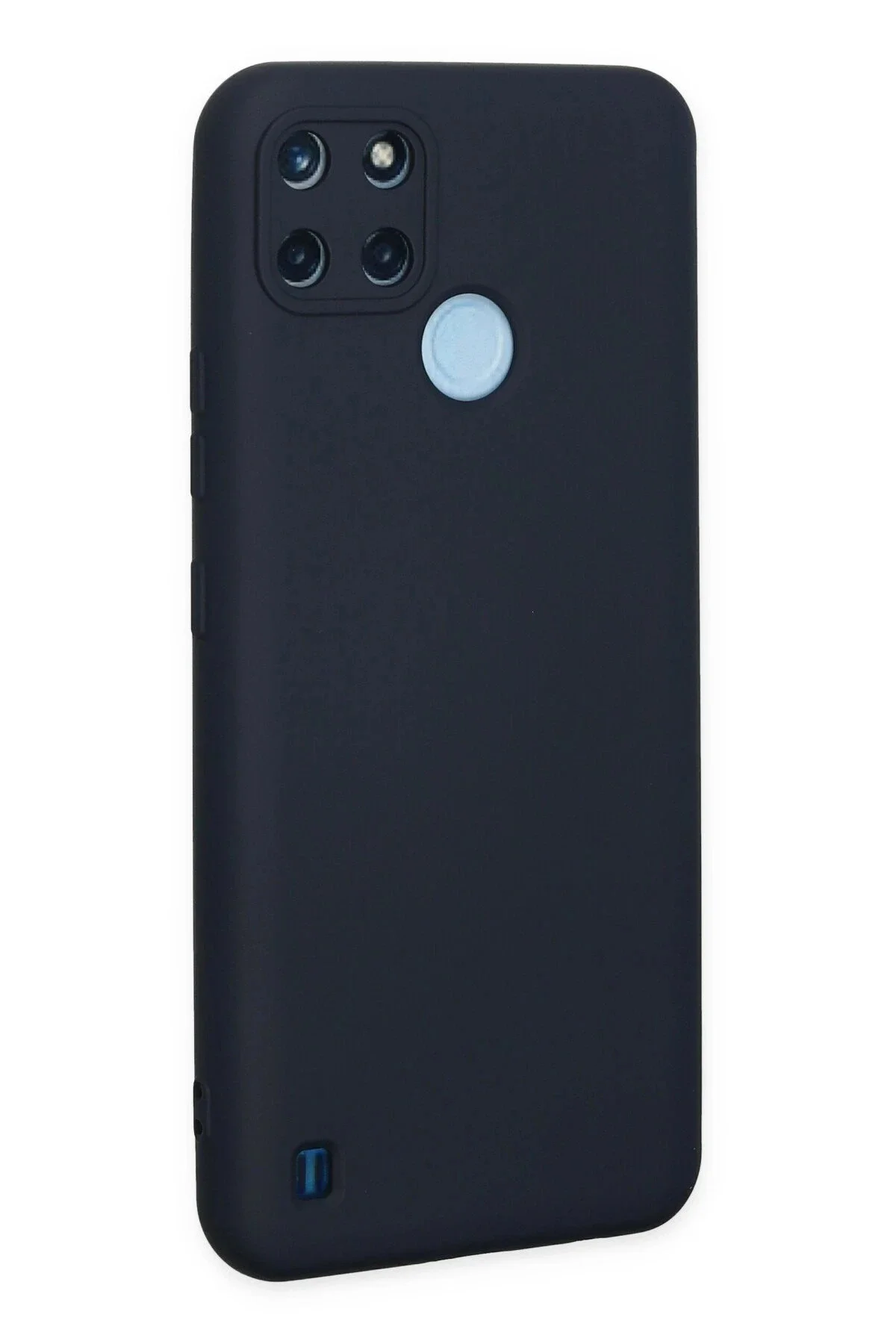 Newface Realme C25y Kılıf Nano İçi Kadife Silikon - Lacivert