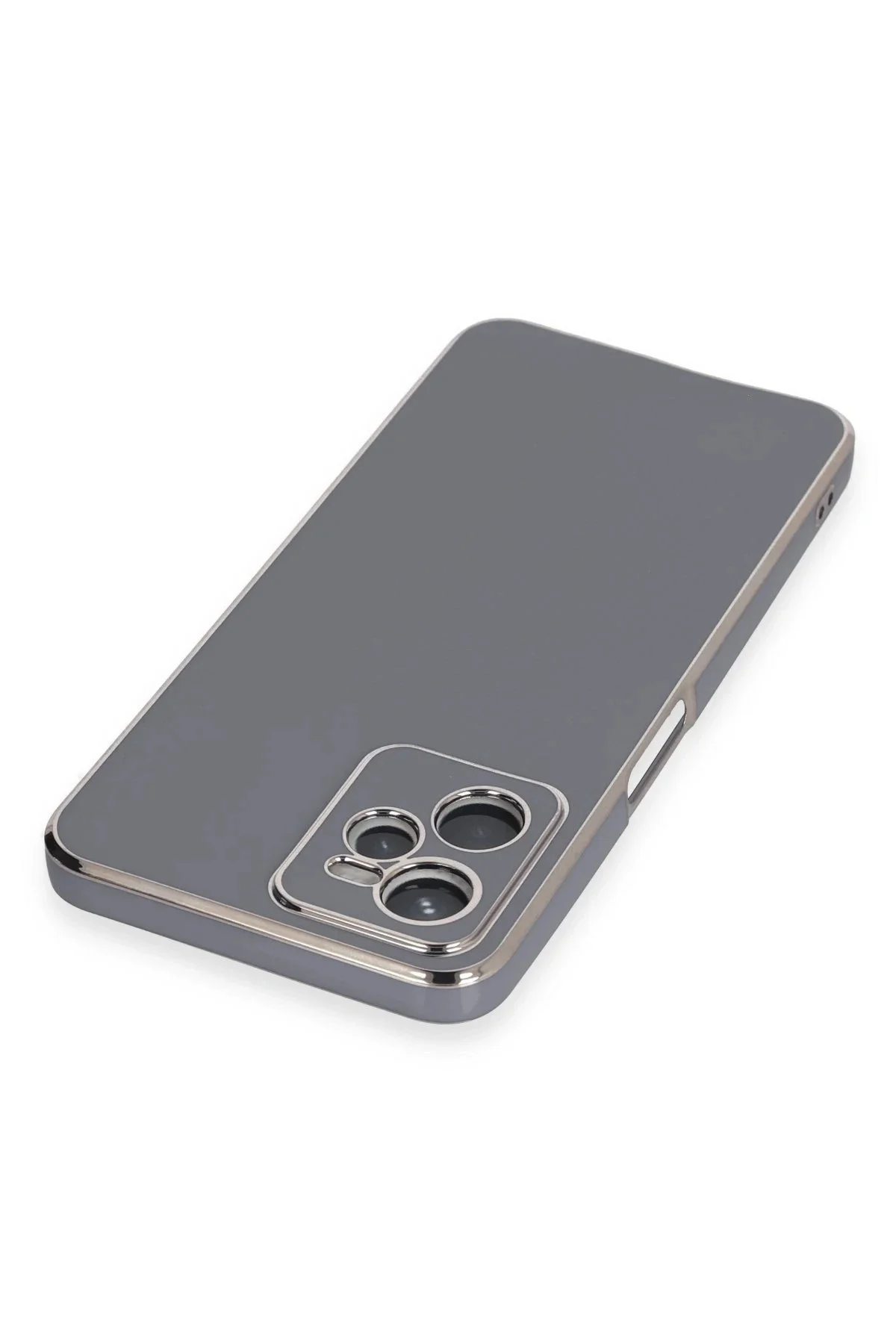 Newface Realme C35 Kılıf Volet Silikon - Mavi