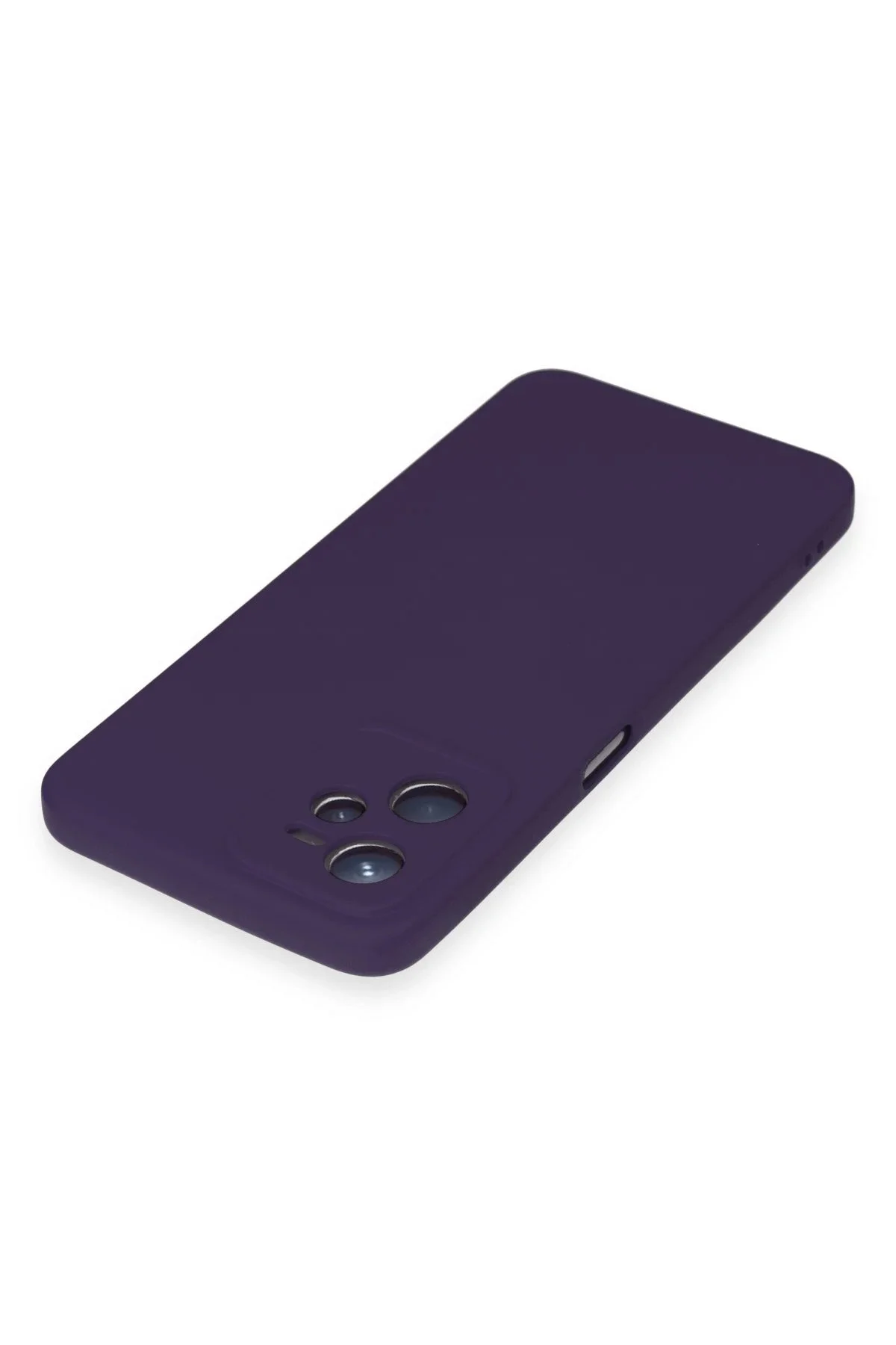 Newface Realme C35 Kılıf Nano İçi Kadife Silikon - Mor