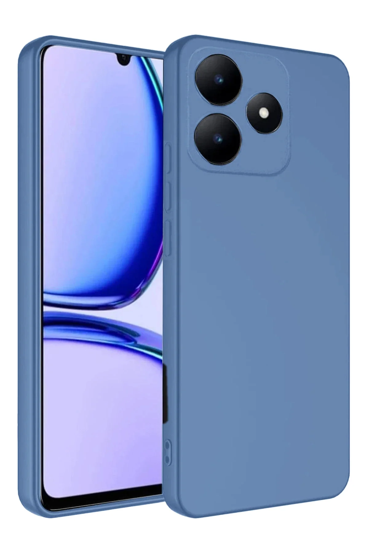 Newface Realme C61 Kılıf First Silikon - Mavi