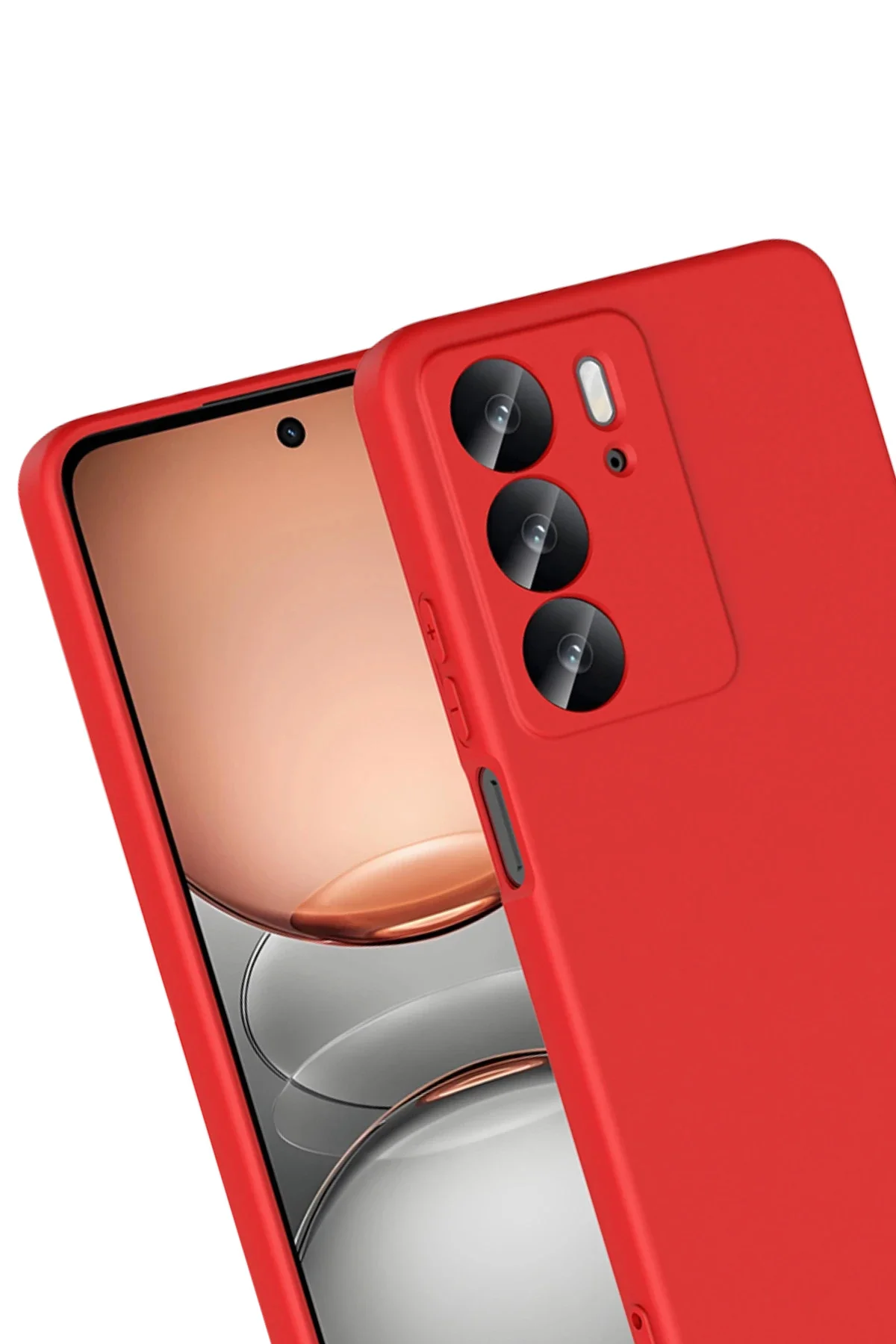 Newface Realme C75 4g First Silikon - Kırmızı
