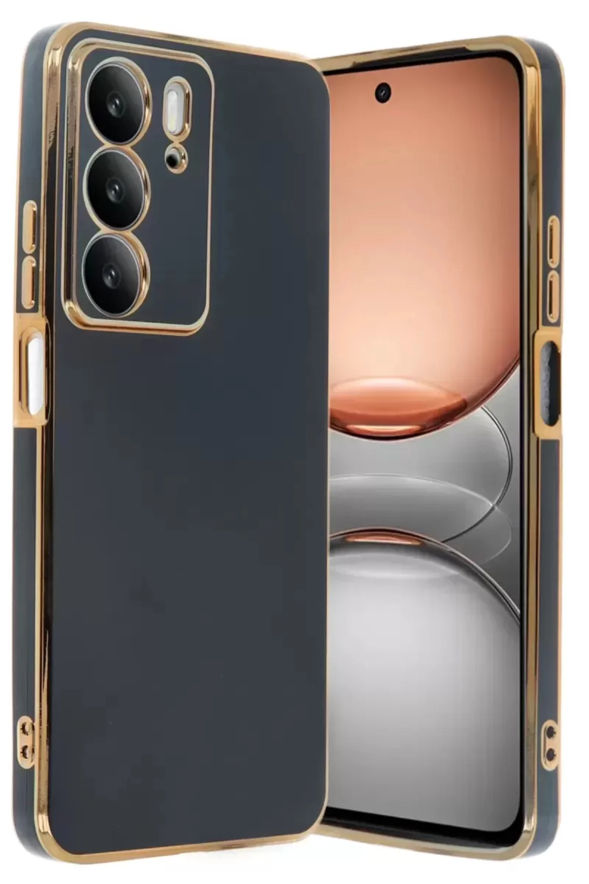 Newface Realme C75 4g Kılıf Volet Silikon - Siyah