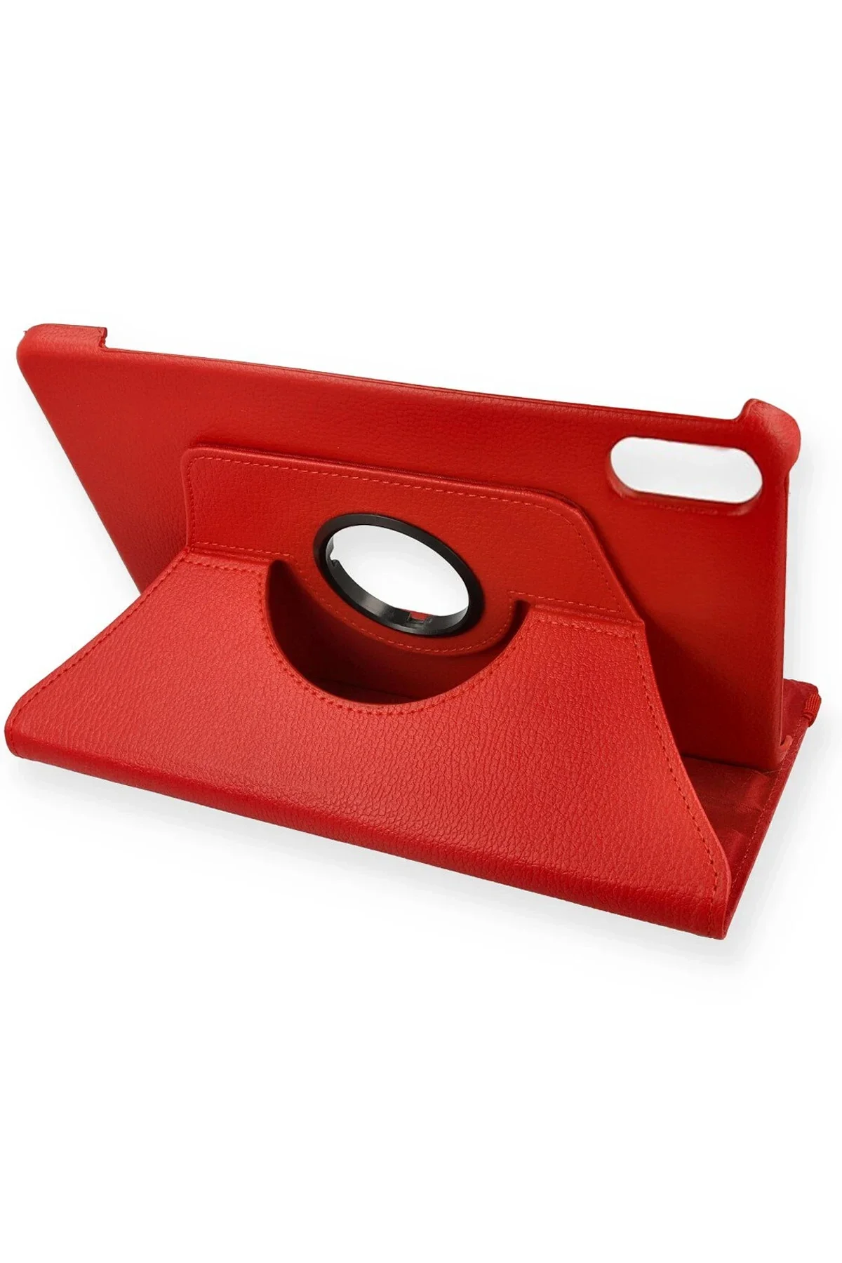 Newface Redmi Pad 2 Kılıf 360 Tablet Deri Kılıf - Kırmızı