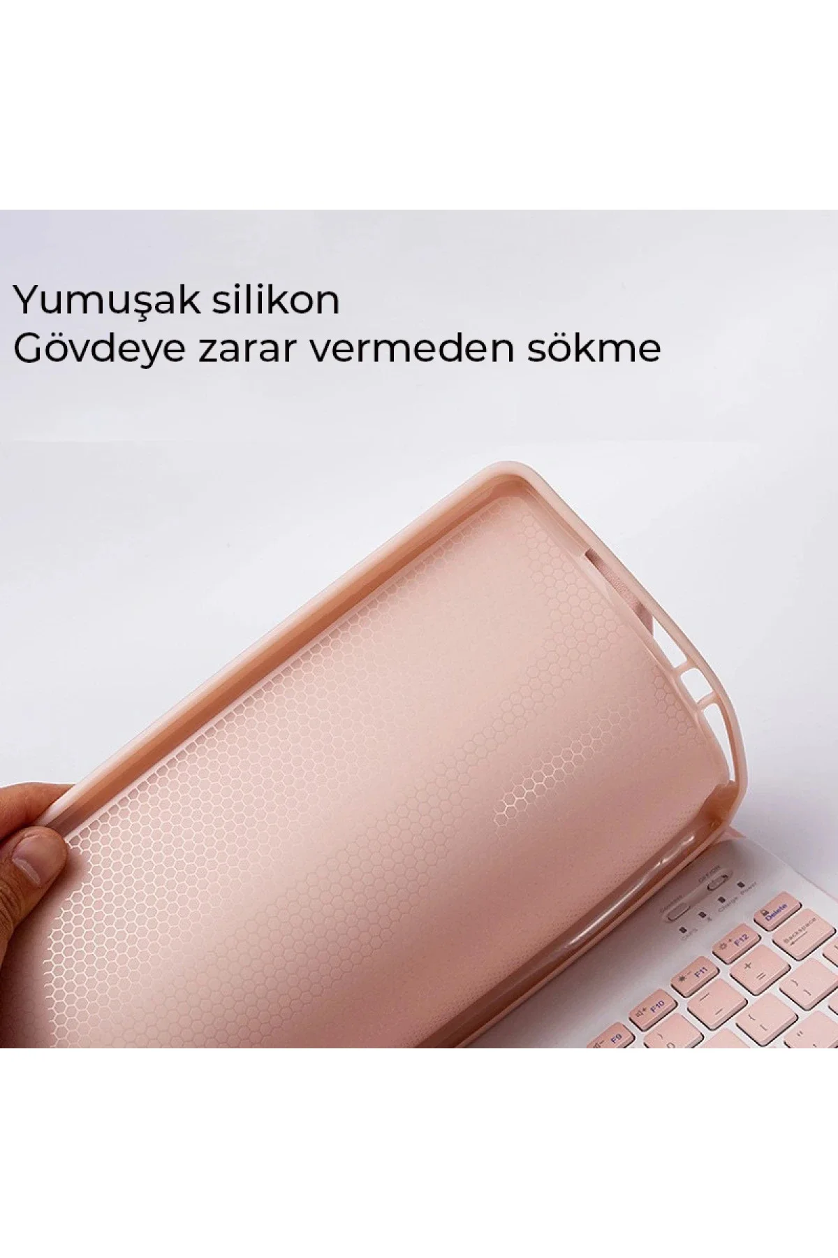 Newface Redmi Pad Se Kılıf Kc01 Klavyeli Tablet Kılıfı - Lila