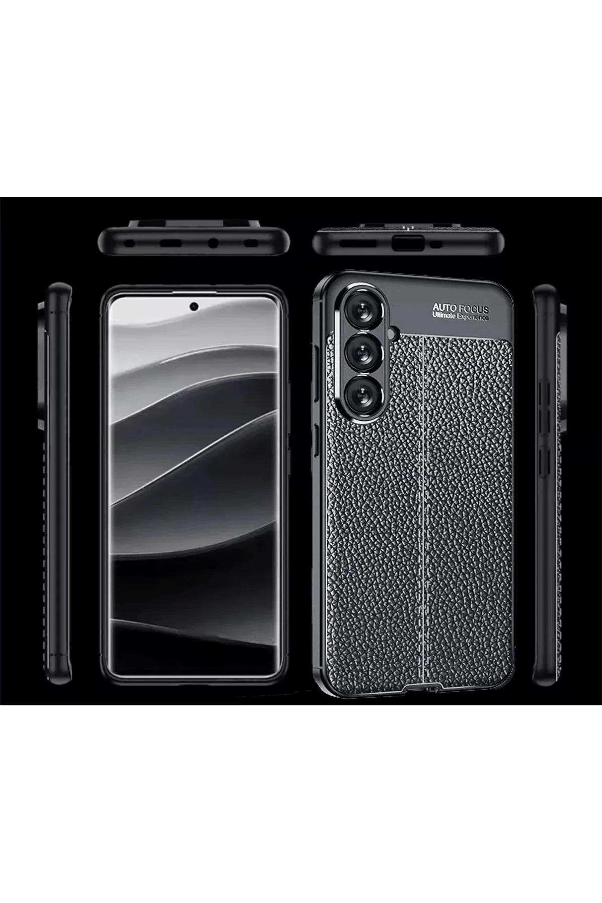 Newface Samsung A56 Kılıf Auto Focus Kapak - Koyu Yeşil