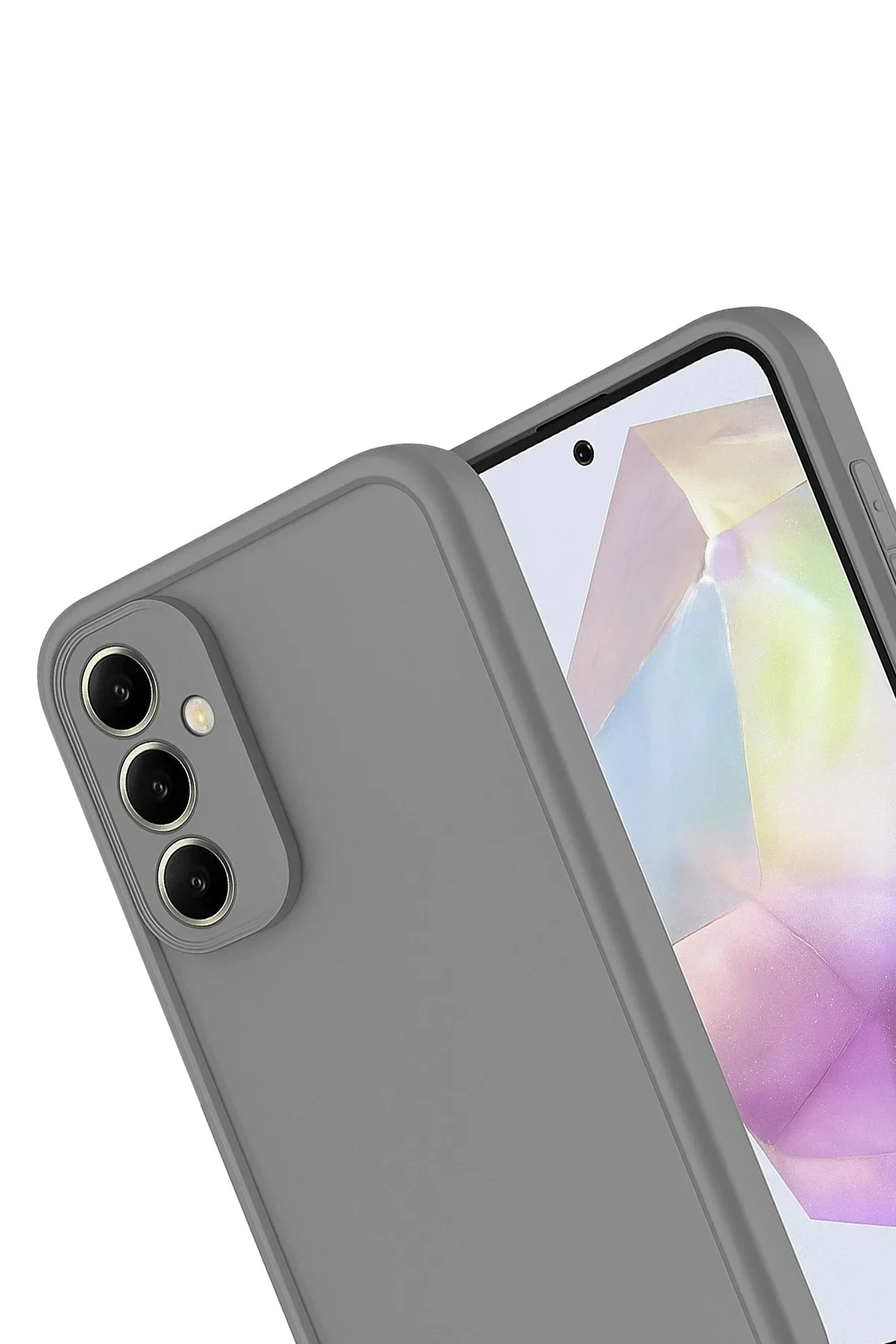 Newface Samsung Galaxy A17 5g Viera Silikon - Gri