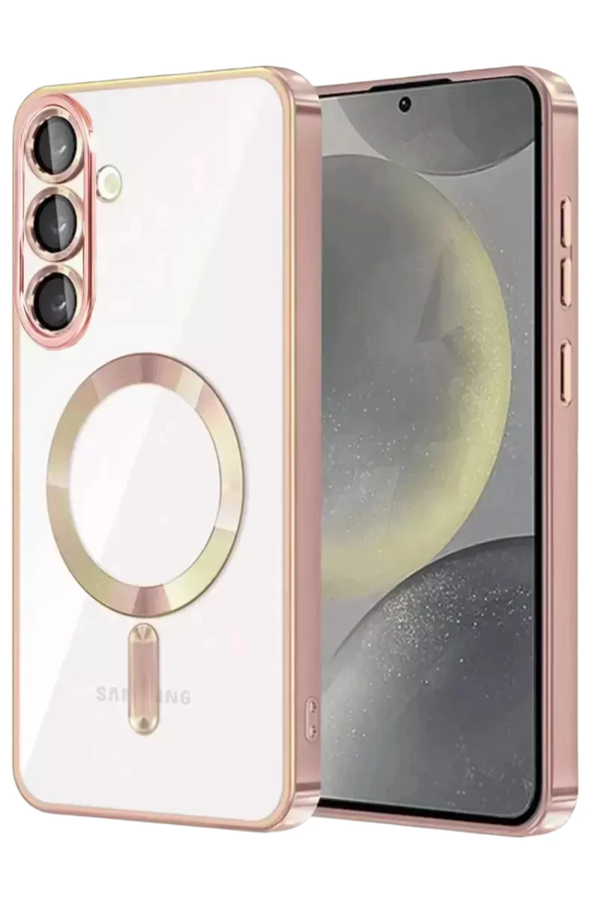 Newface Samsung Galaxy S26 Kross Magneticsafe Kapak - Rose