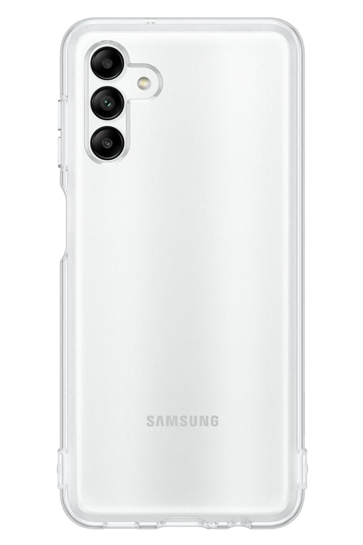Newface Samsung Galaxy A04s Kılıf Lüx Şeffaf Silikon