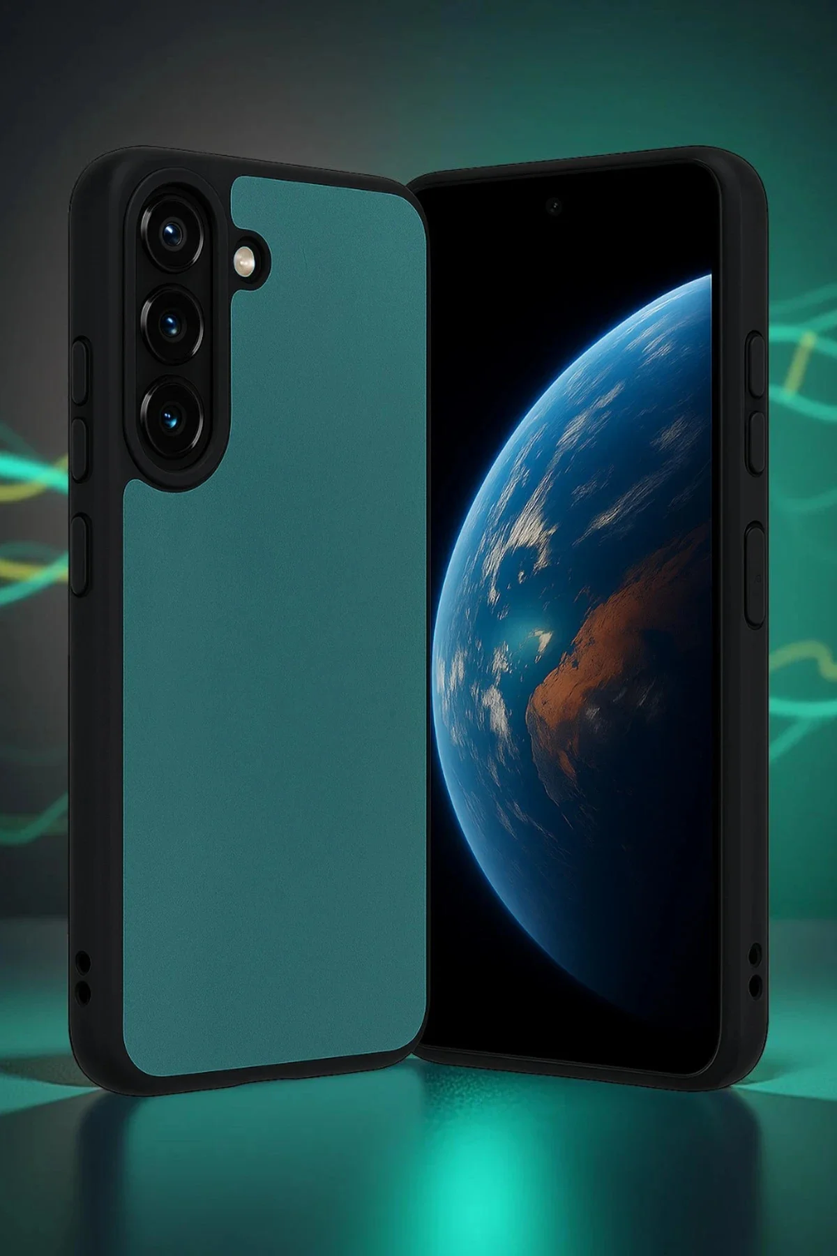 Newface Samsung Galaxy A36 Kılıf Aras Deri Kapak - Açık Yeşil