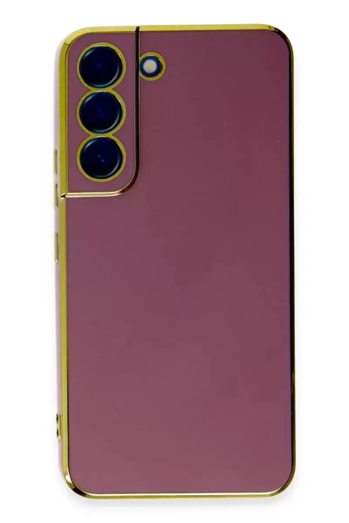 Newface Samsung Galaxy S22 Plus Kılıf Volet Silikon - Kırmızı