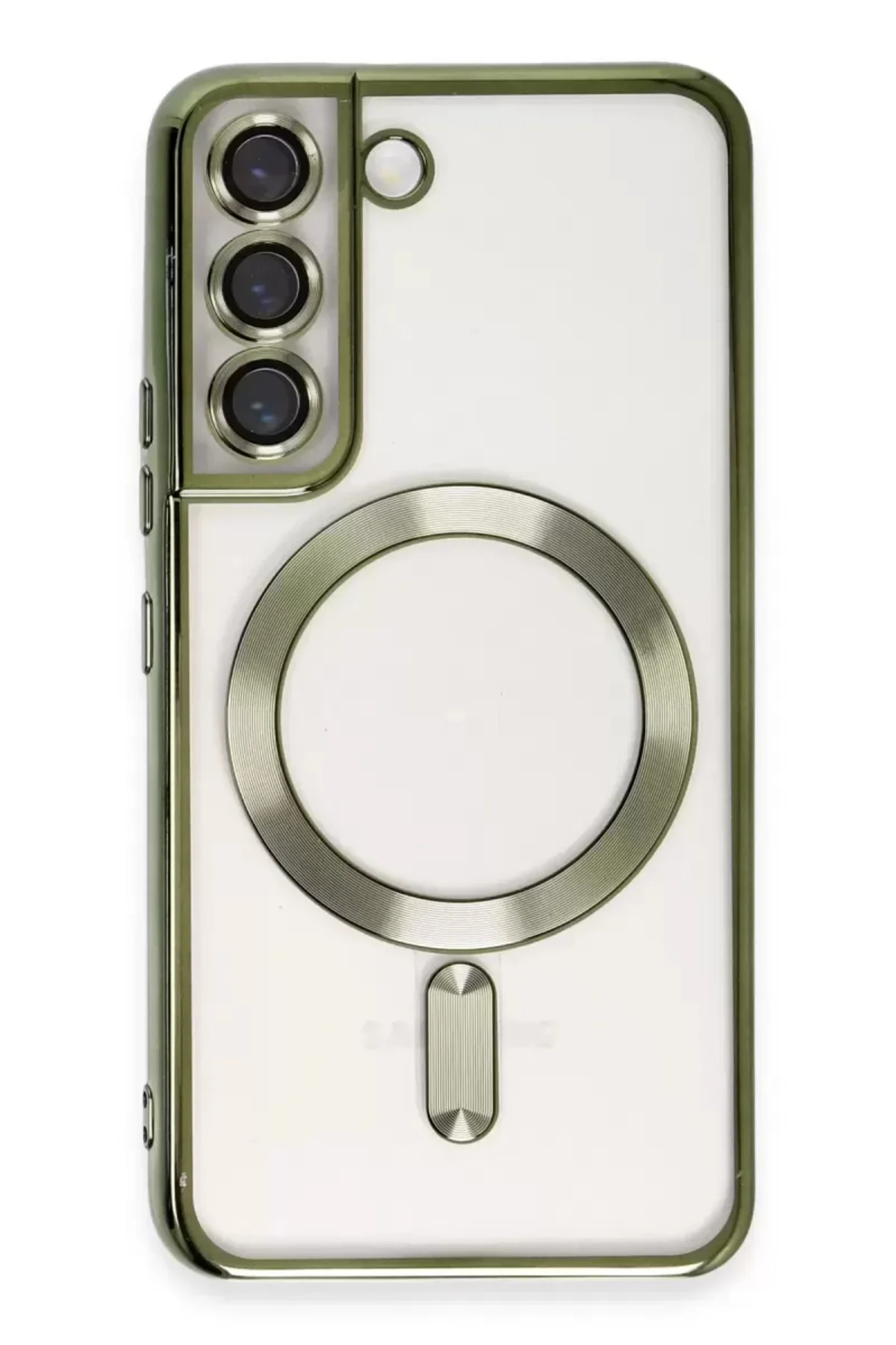 Newface Samsung Galaxy S22 Kılıf Kross Magneticsafe Kapak - Koyu 