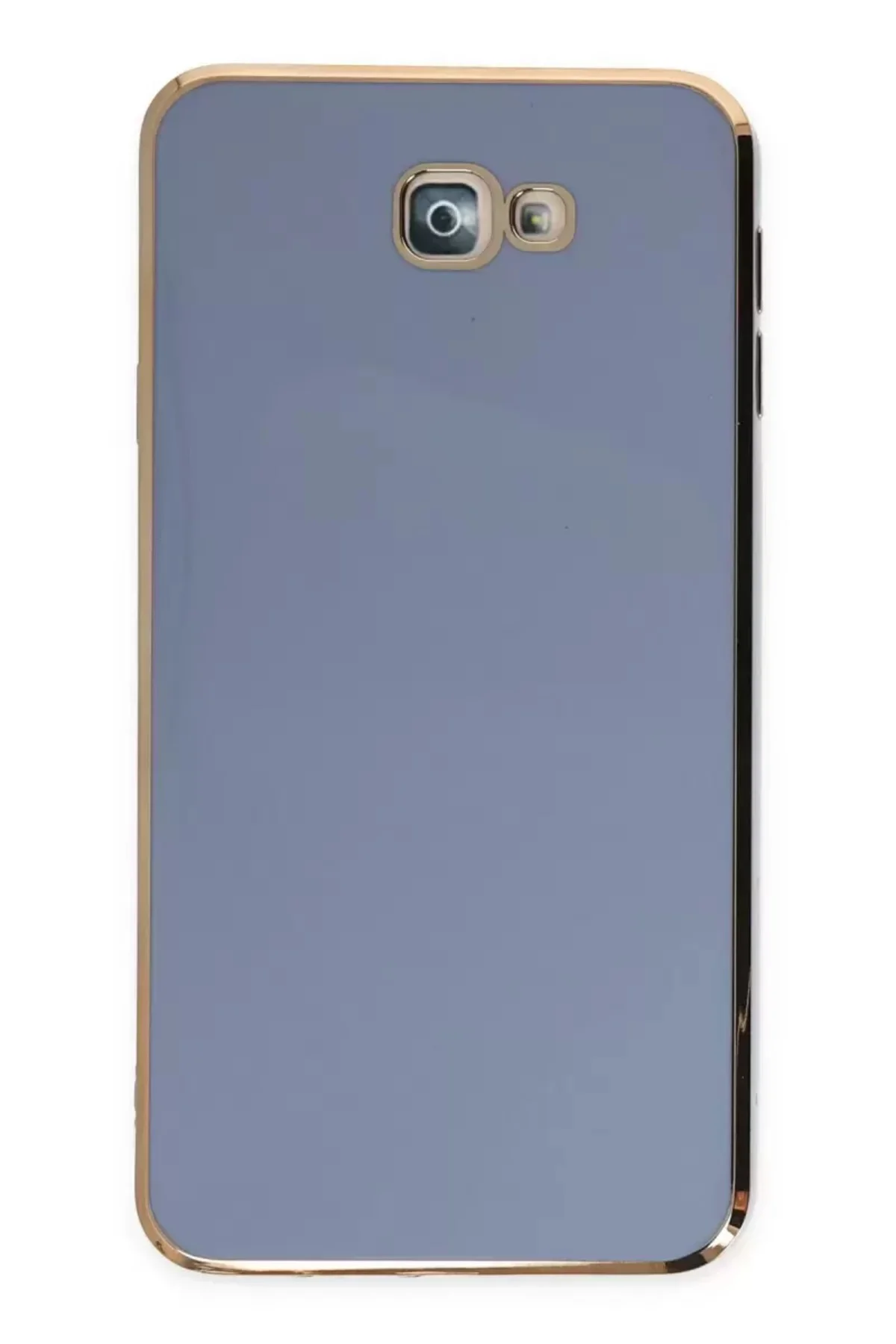 Newface Samsung Galaxy J7 Prime Kılıf Volet Silikon - Mavi