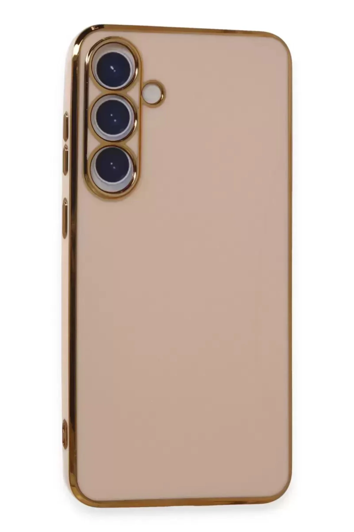Newface Samsung Galaxy S24 Kılıf Volet Silikon - Pembe