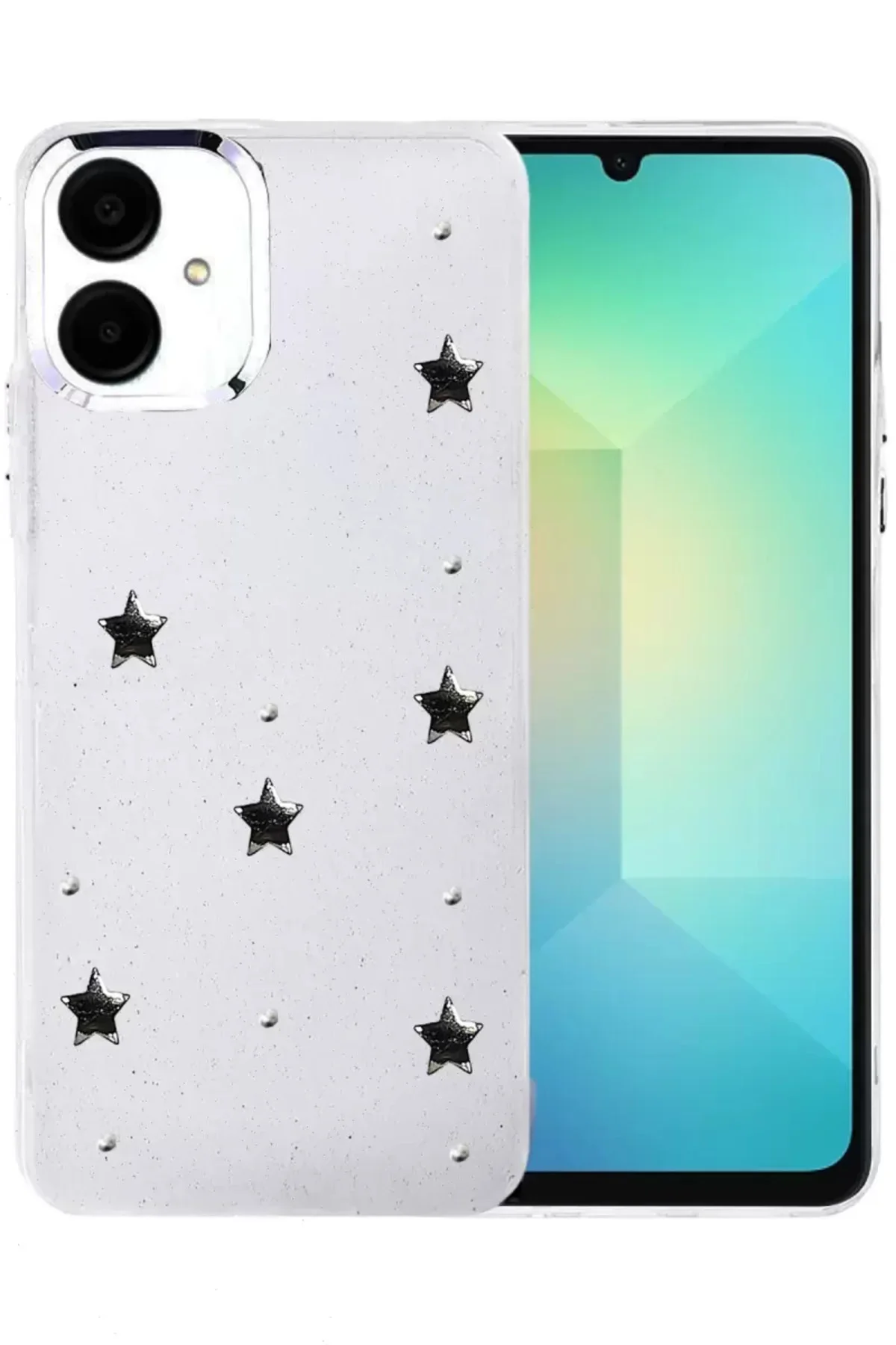 Newface Samsung Galaxy A06 Fiyonk Desenli Kapak - Desen 4