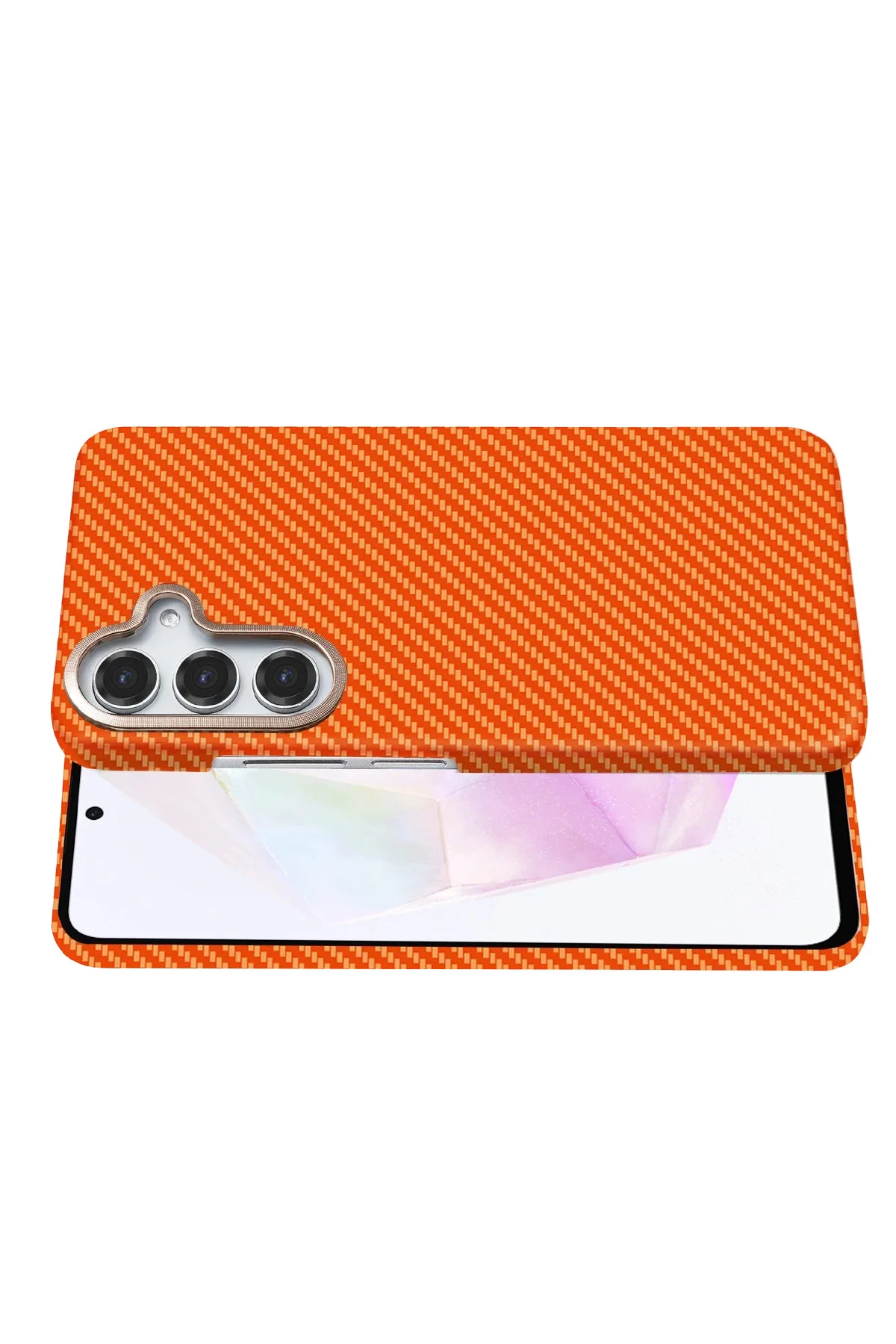 Newface Samsung Galaxy S26 Vega Magsafe Kapak - Turuncu