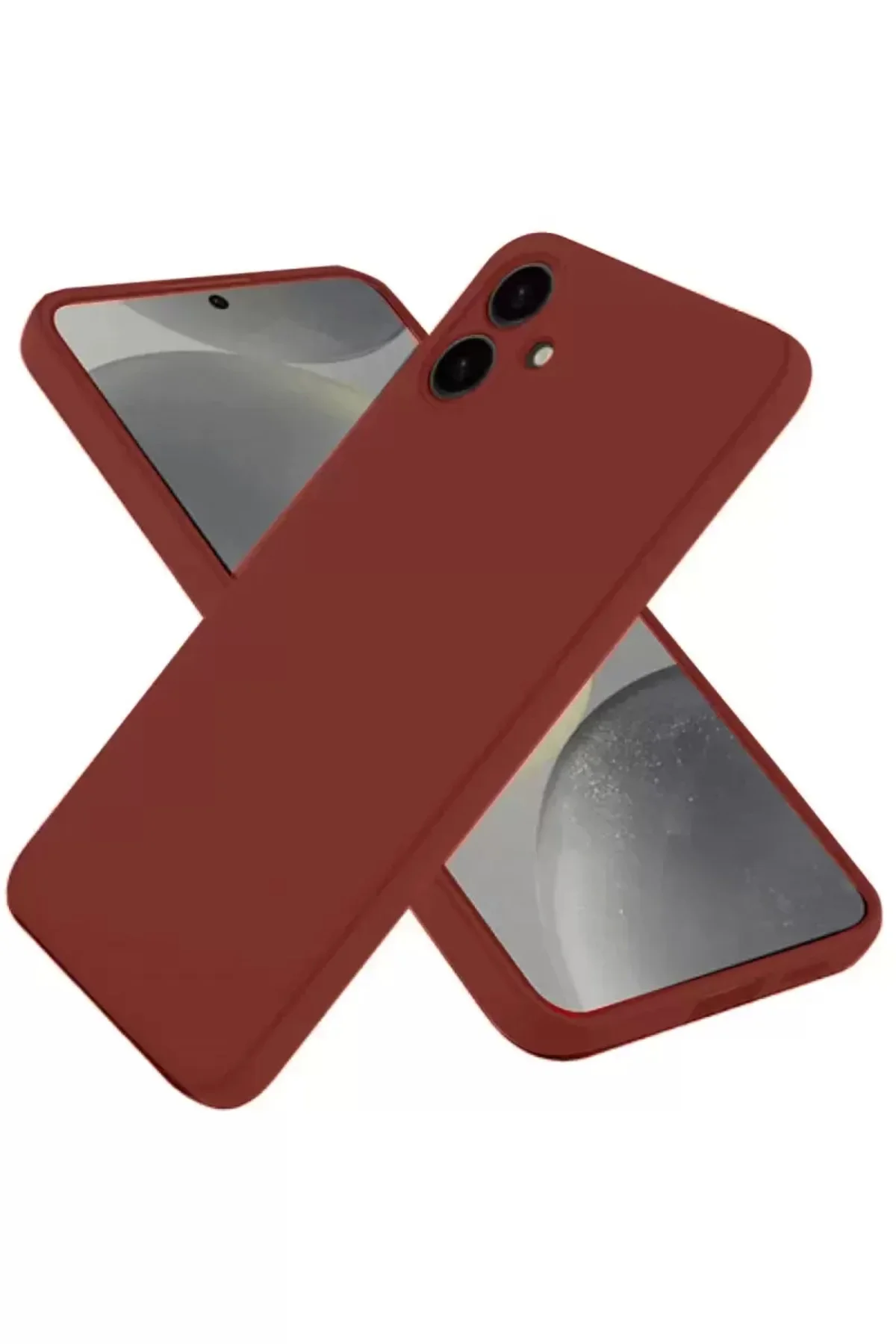 Newface Samsung Galaxy A06 Kılıf First Silikon - Bordo