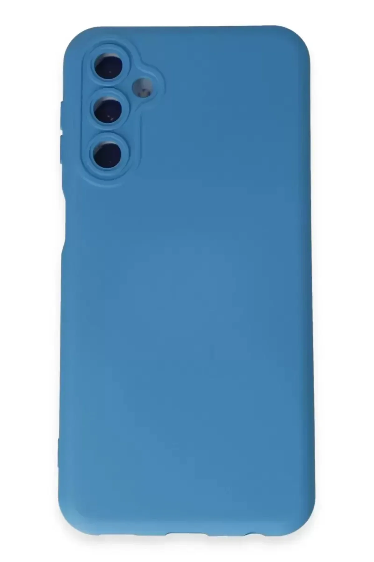 Newface Samsung Galaxy M14 5g Kılıf Nano İçi Kadife Silikon - Mavi