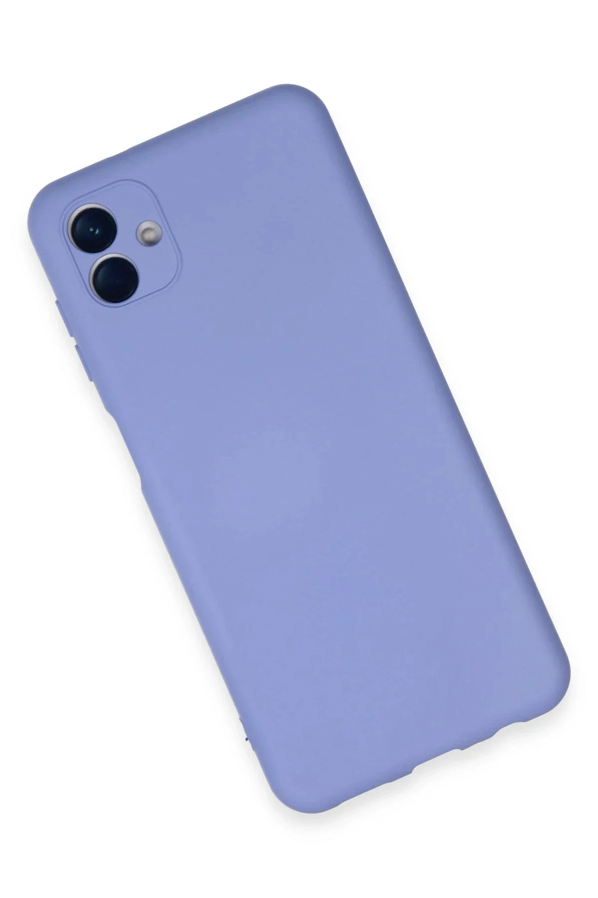 Newface Samsung Galaxy A04e Kılıf Nano İçi Kadife Silikon - Lila