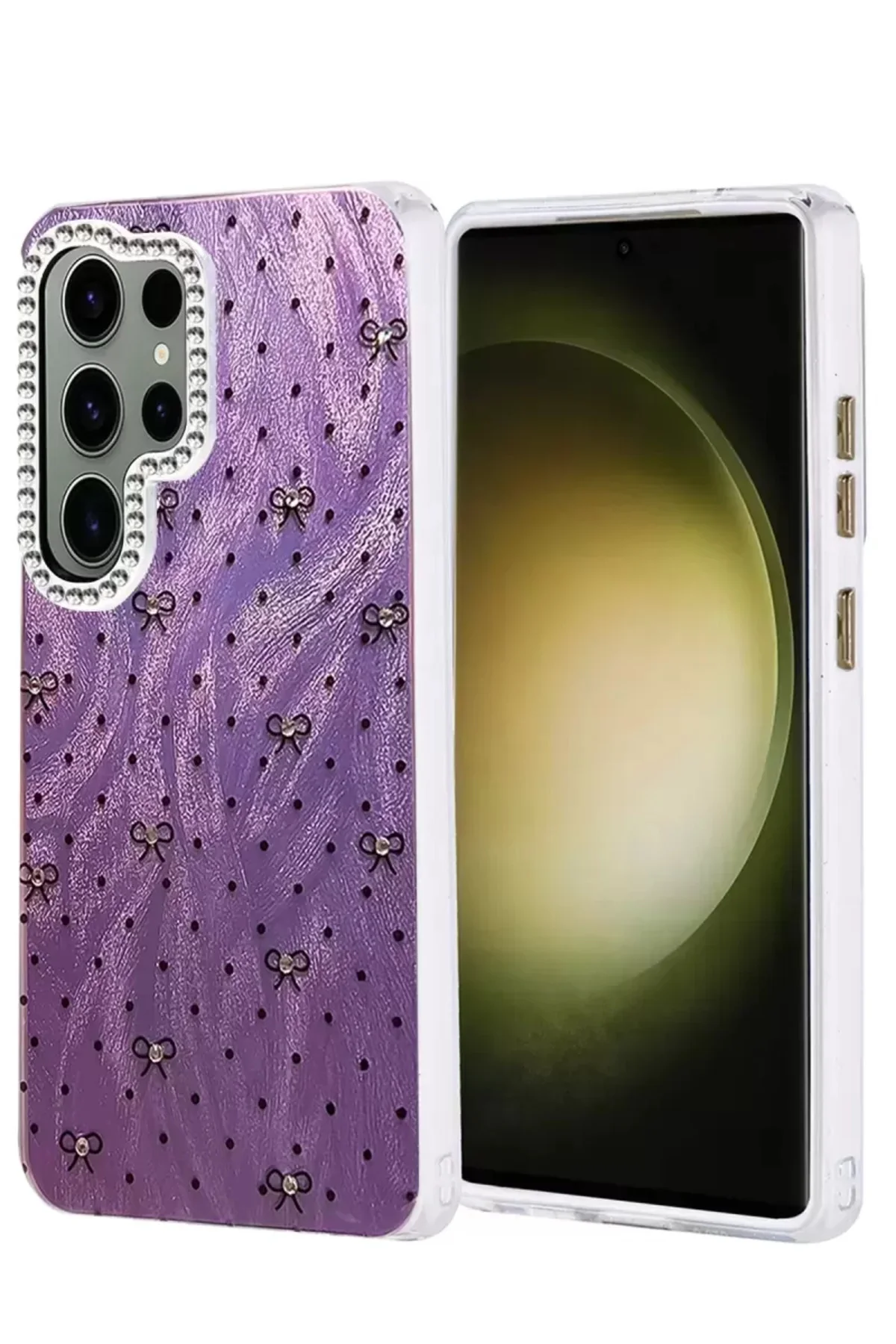 Newface Samsung Galaxy S25 Ultra Kılıf Blade Aynalı Desenli Kapak - Desen 2